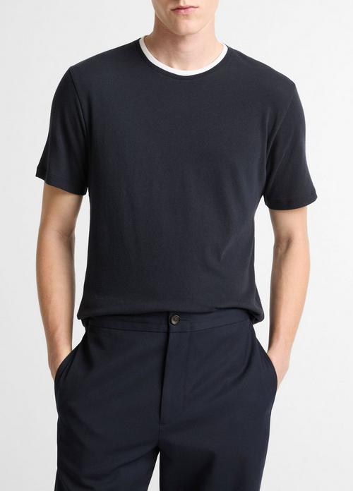 Cotton Double-Collar T-Shirt
