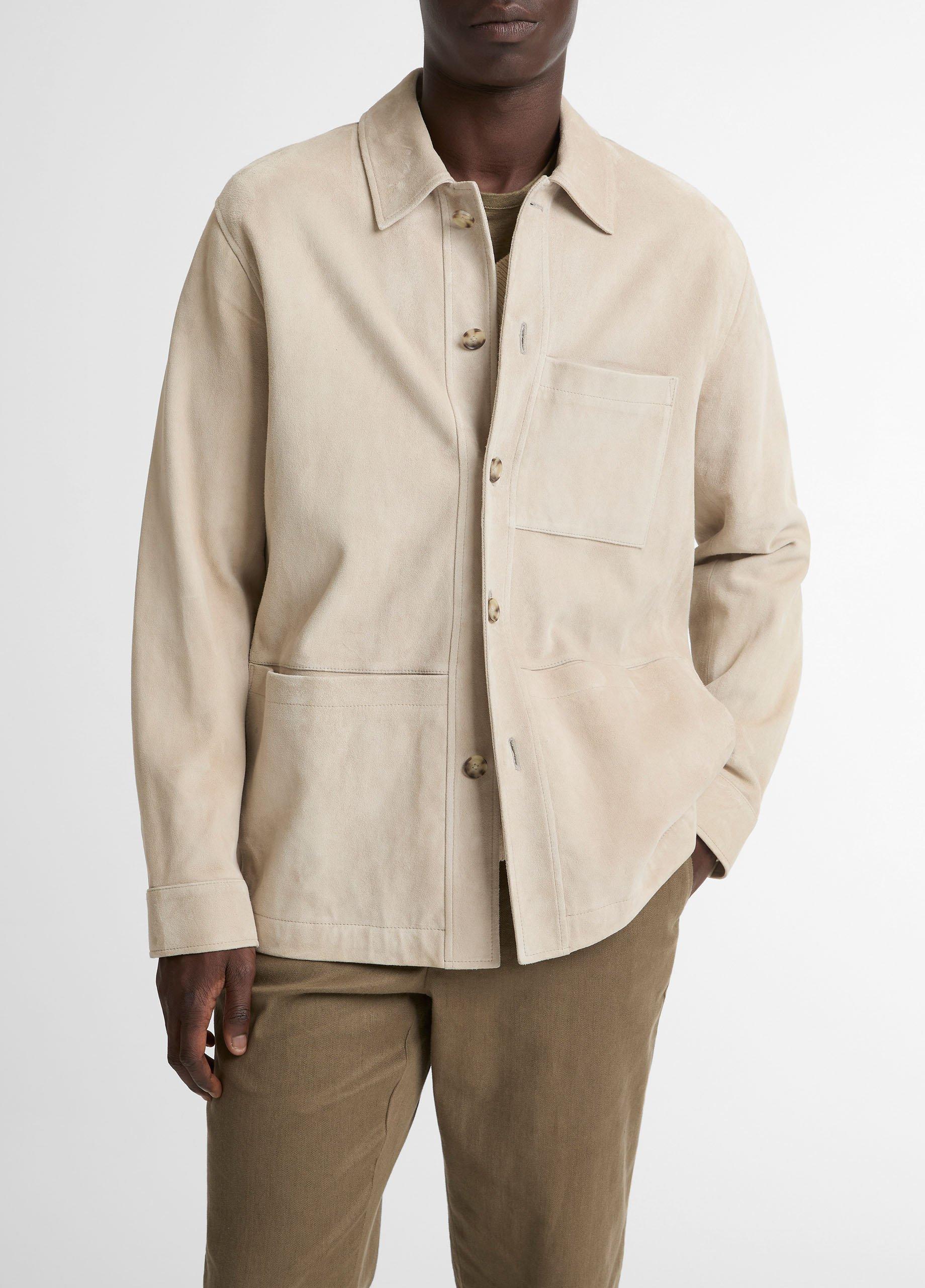 Suede Utility Jacket