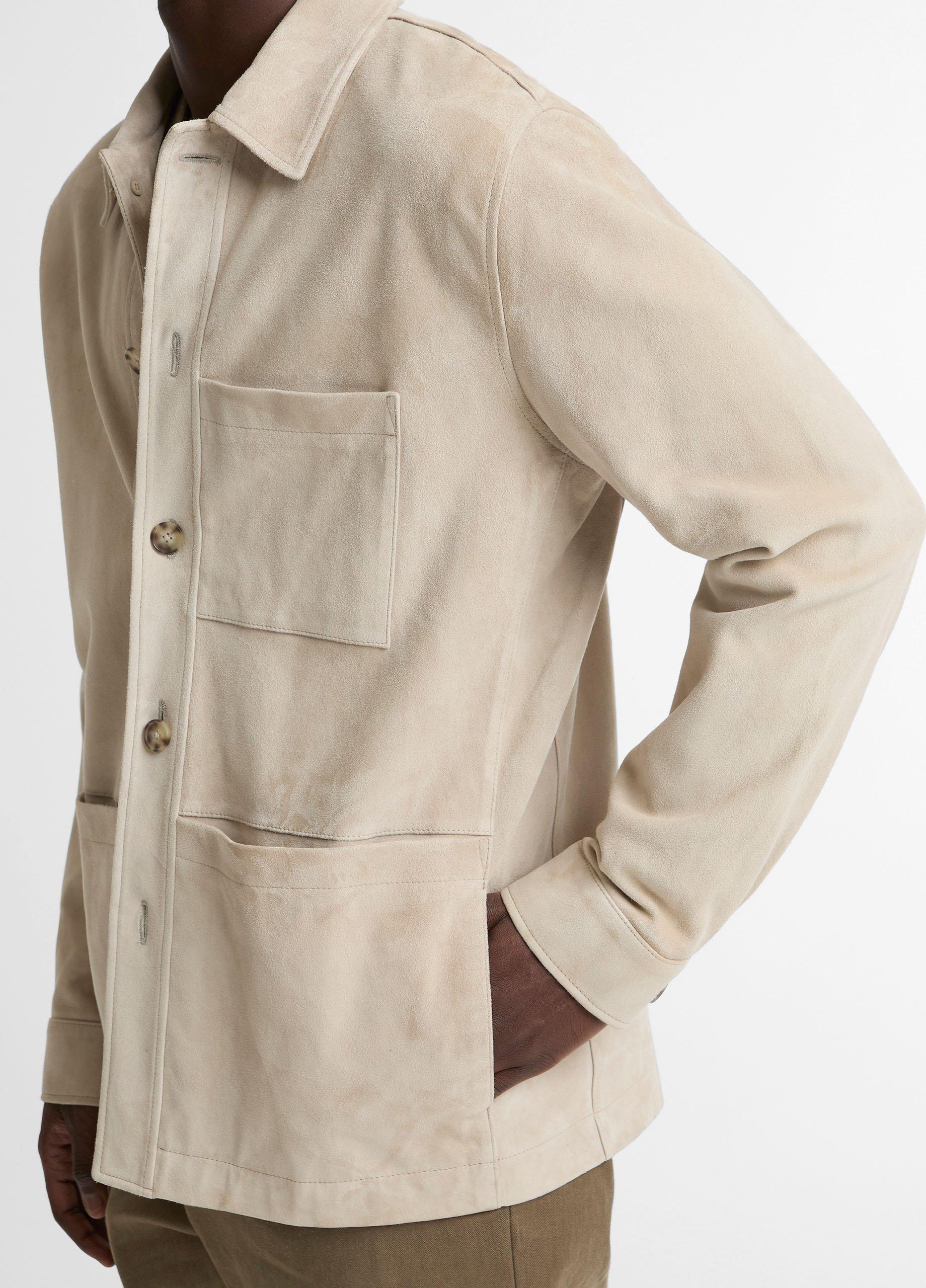Suede Utility Jacket image number 1