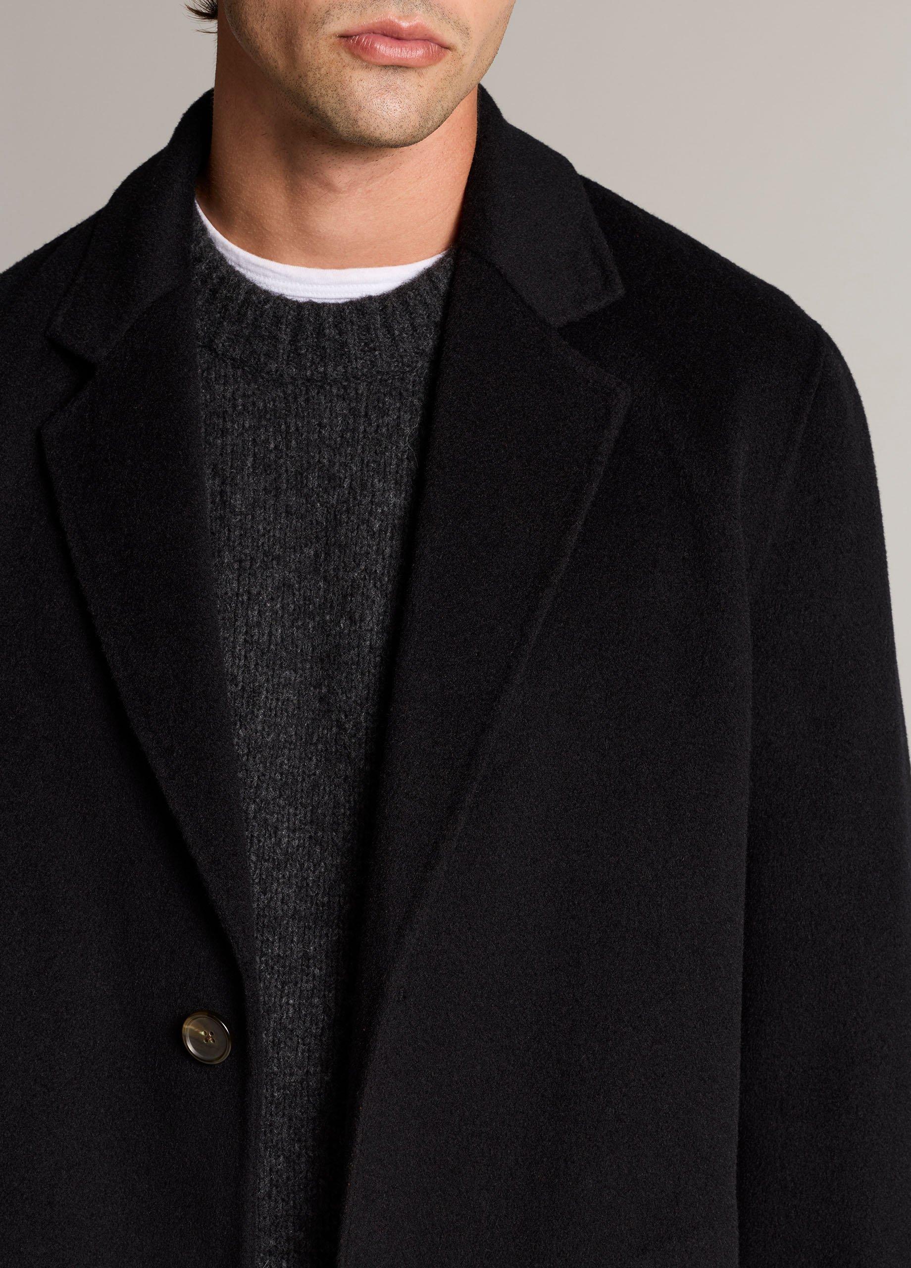 Splittable Wool-Cashmere Single-Breasted Topcoat image number 3
