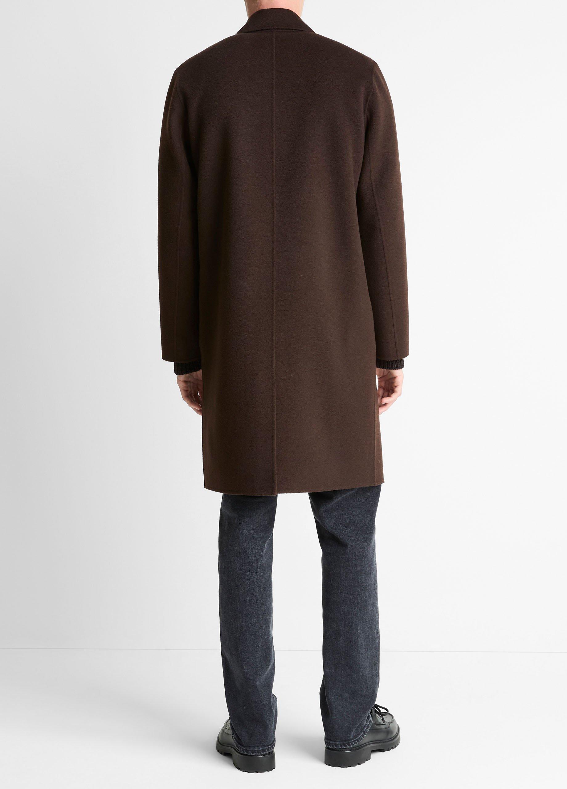 Splittable Wool-Cashmere Single-Breasted Topcoat image number 2