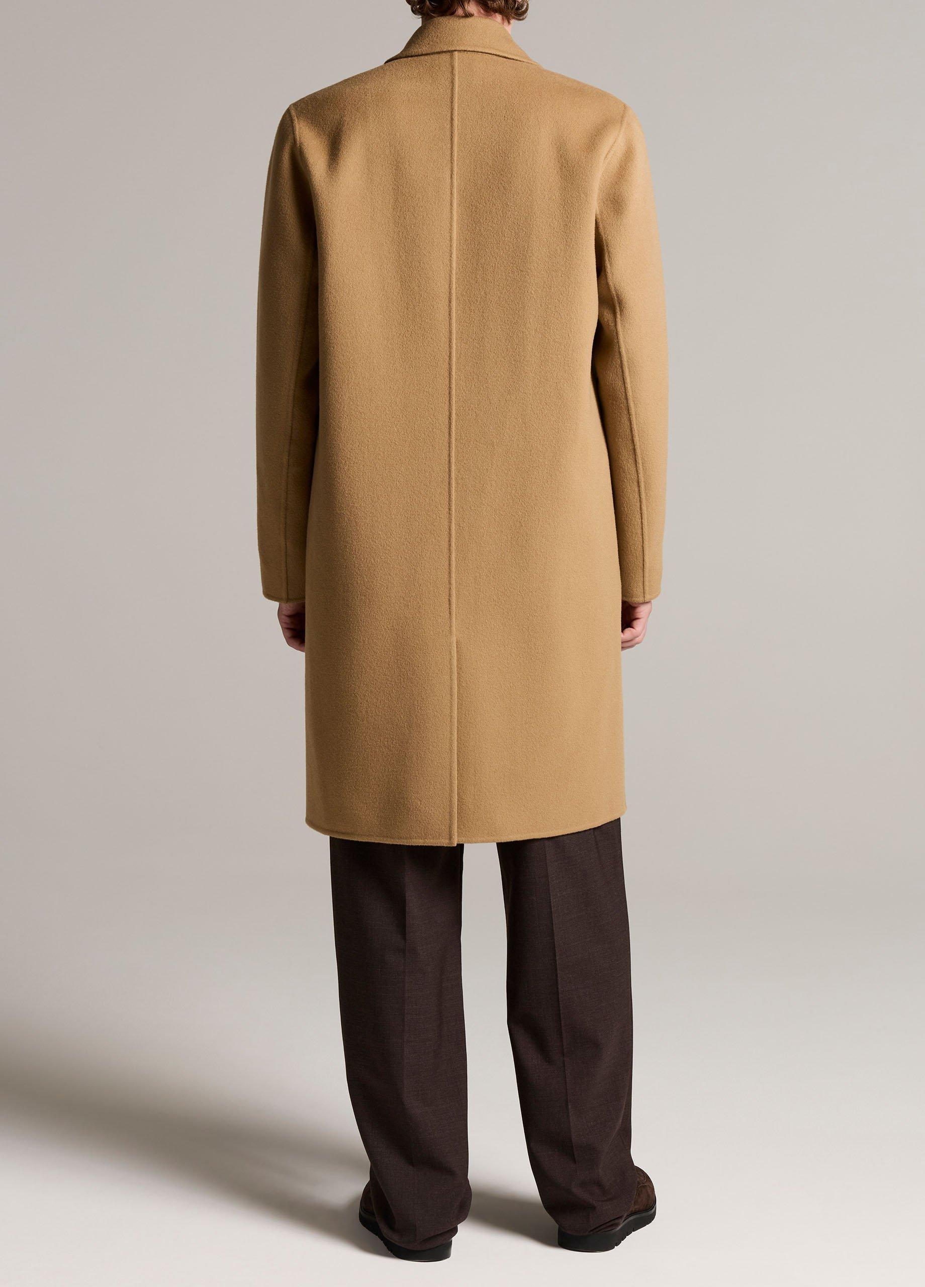 Splittable Wool-Cashmere Single-Breasted Topcoat image number 2