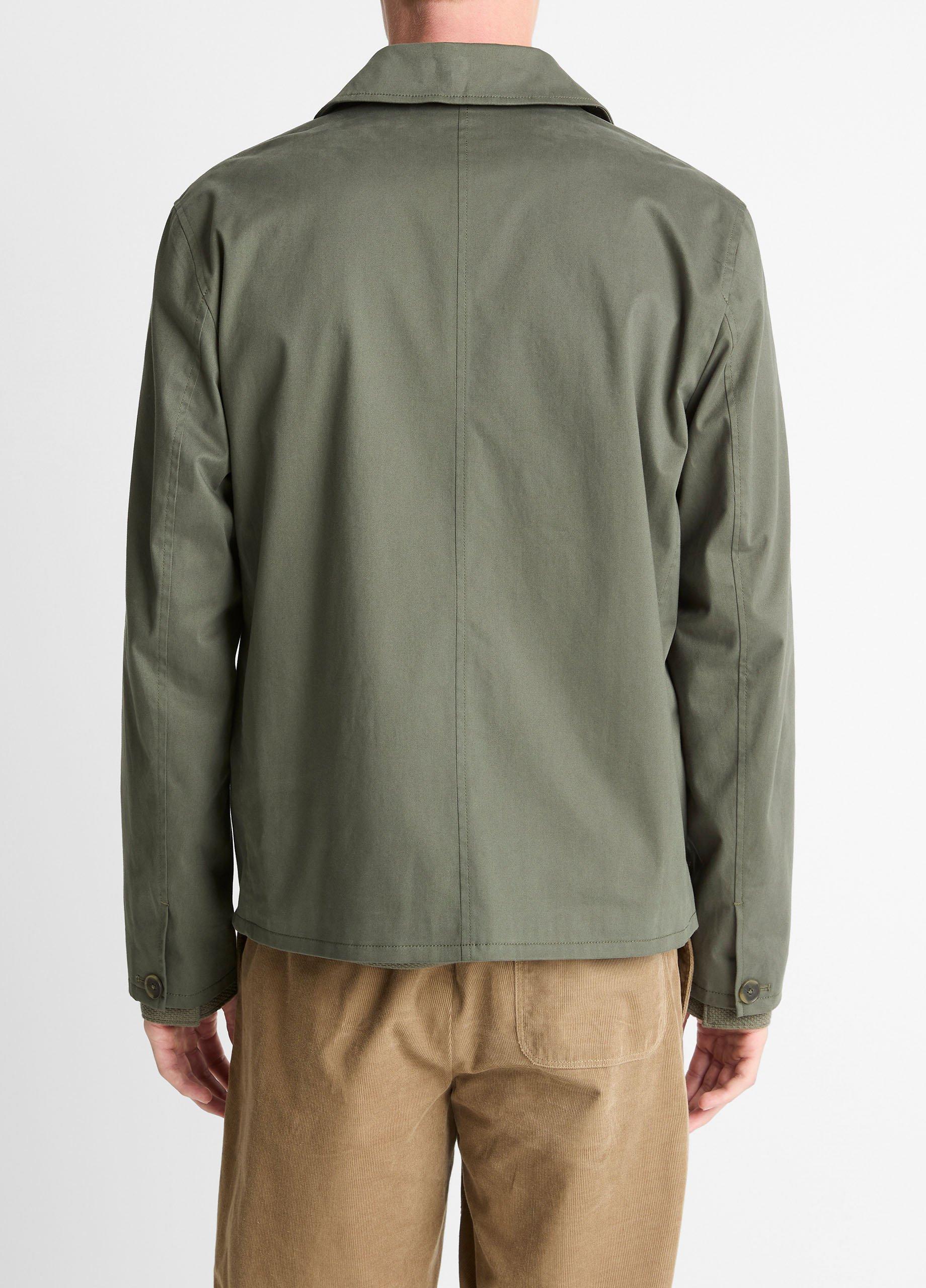 Italian Peached Stretch-Cotton Jacket image number 2