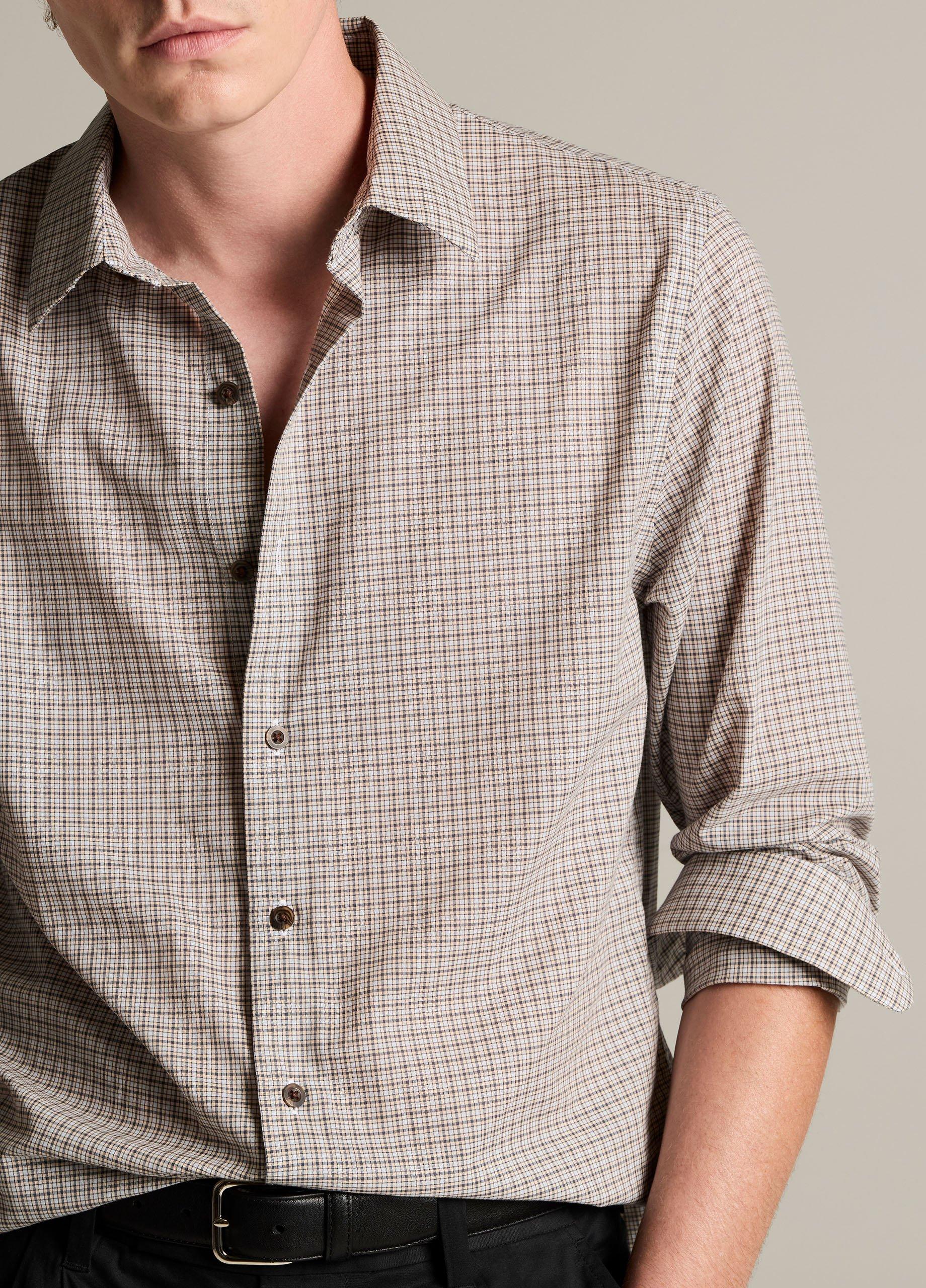 Condor Plaid Cotton Button-Front Shirt image number 1