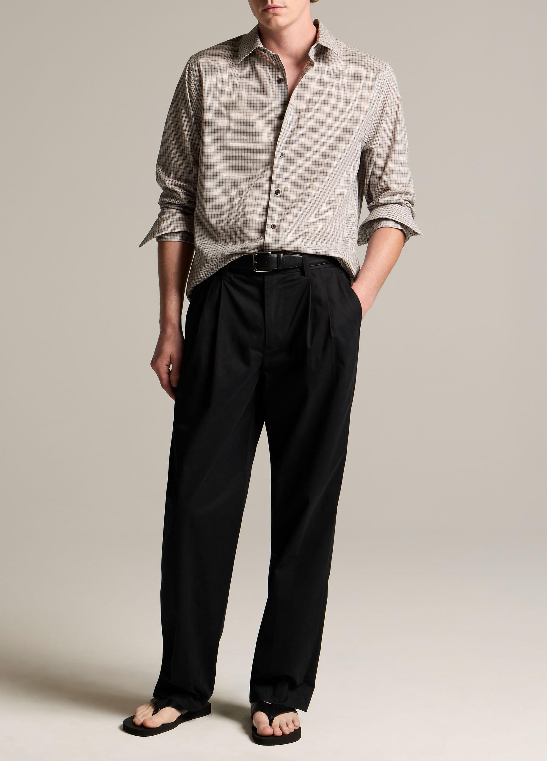 Condor Plaid Cotton Button-Front Shirt image number 3