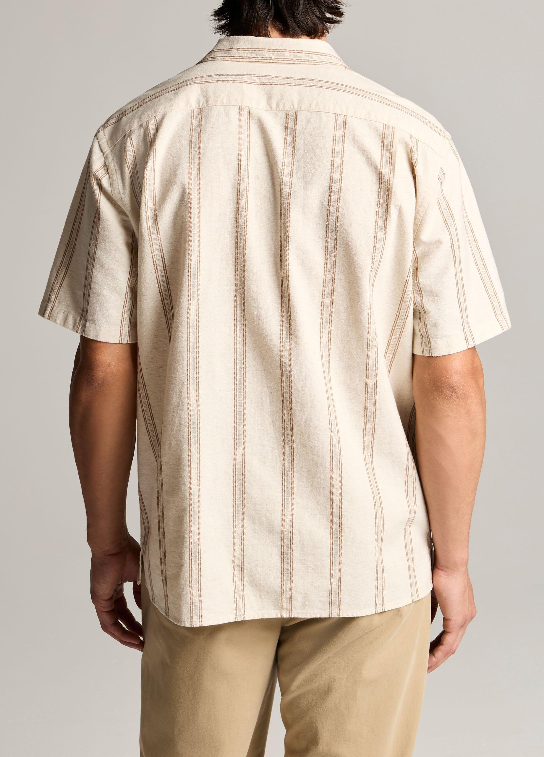 Cove Stripe Cotton-Hemp Cabana Shirt image number 2