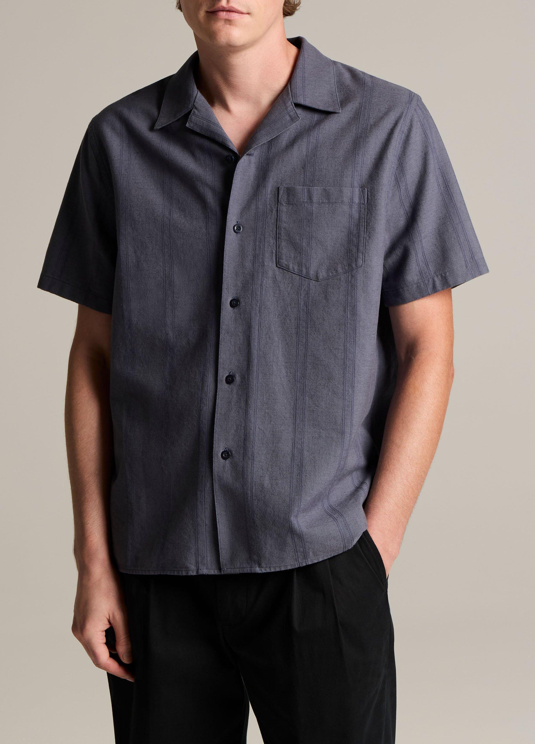 Cove Stripe Cotton-Hemp Cabana Shirt image number 0