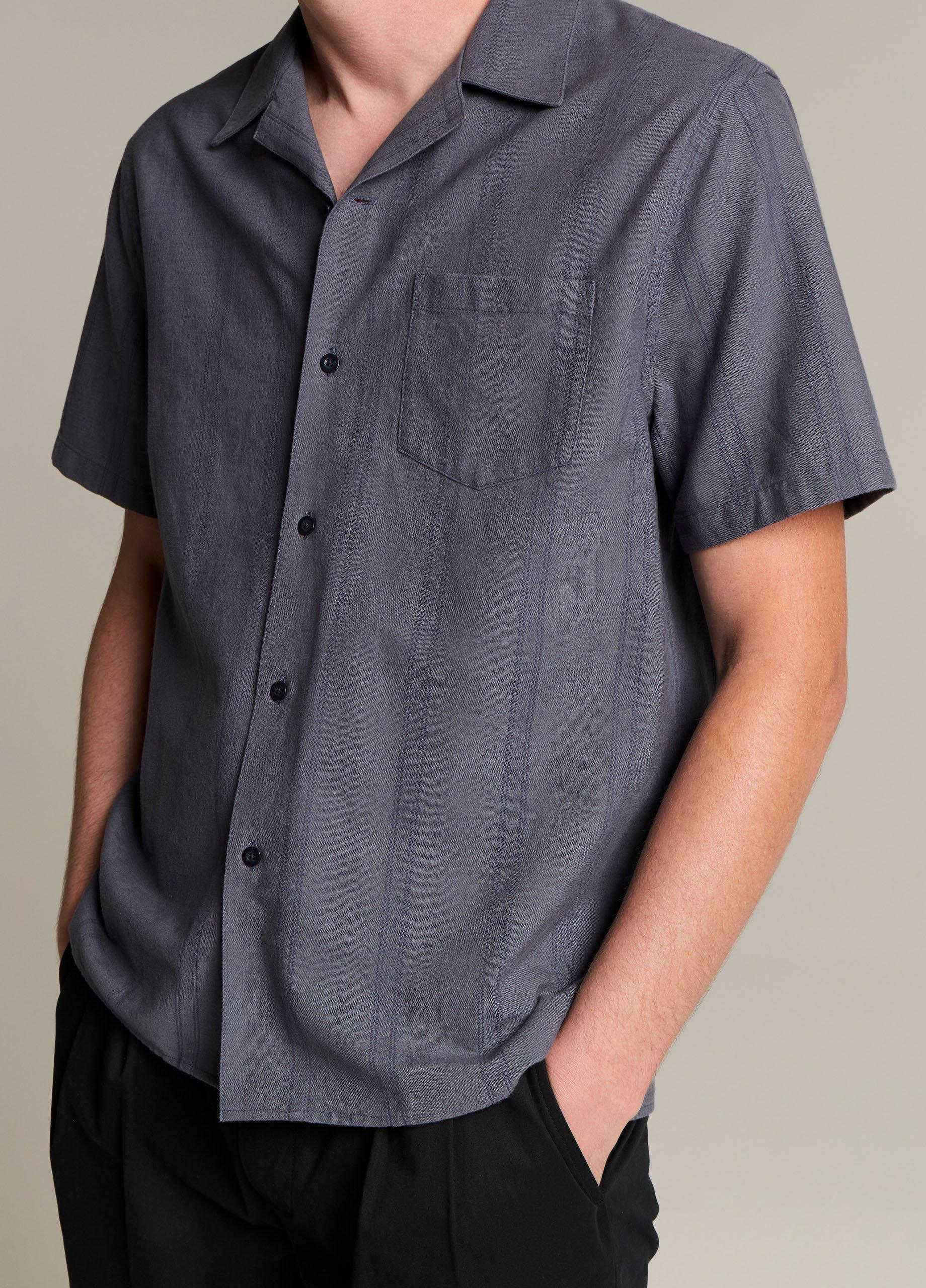 Cove Stripe Cotton-Hemp Cabana Shirt image number 1