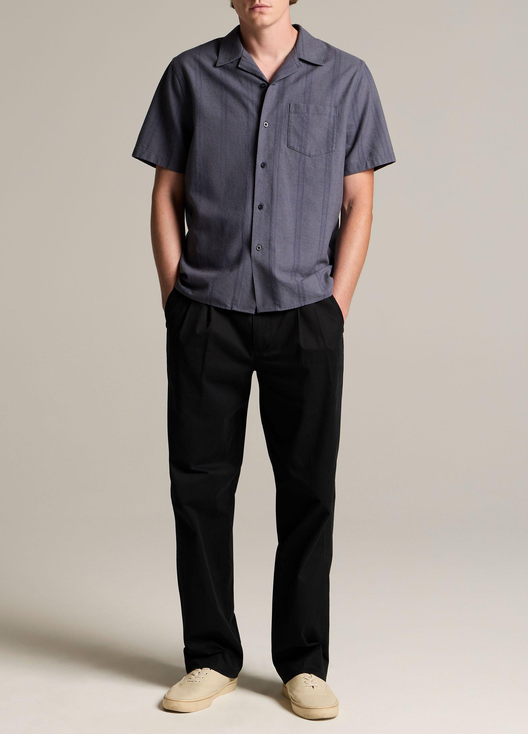 Cove Stripe Cotton-Hemp Cabana Shirt image number 3
