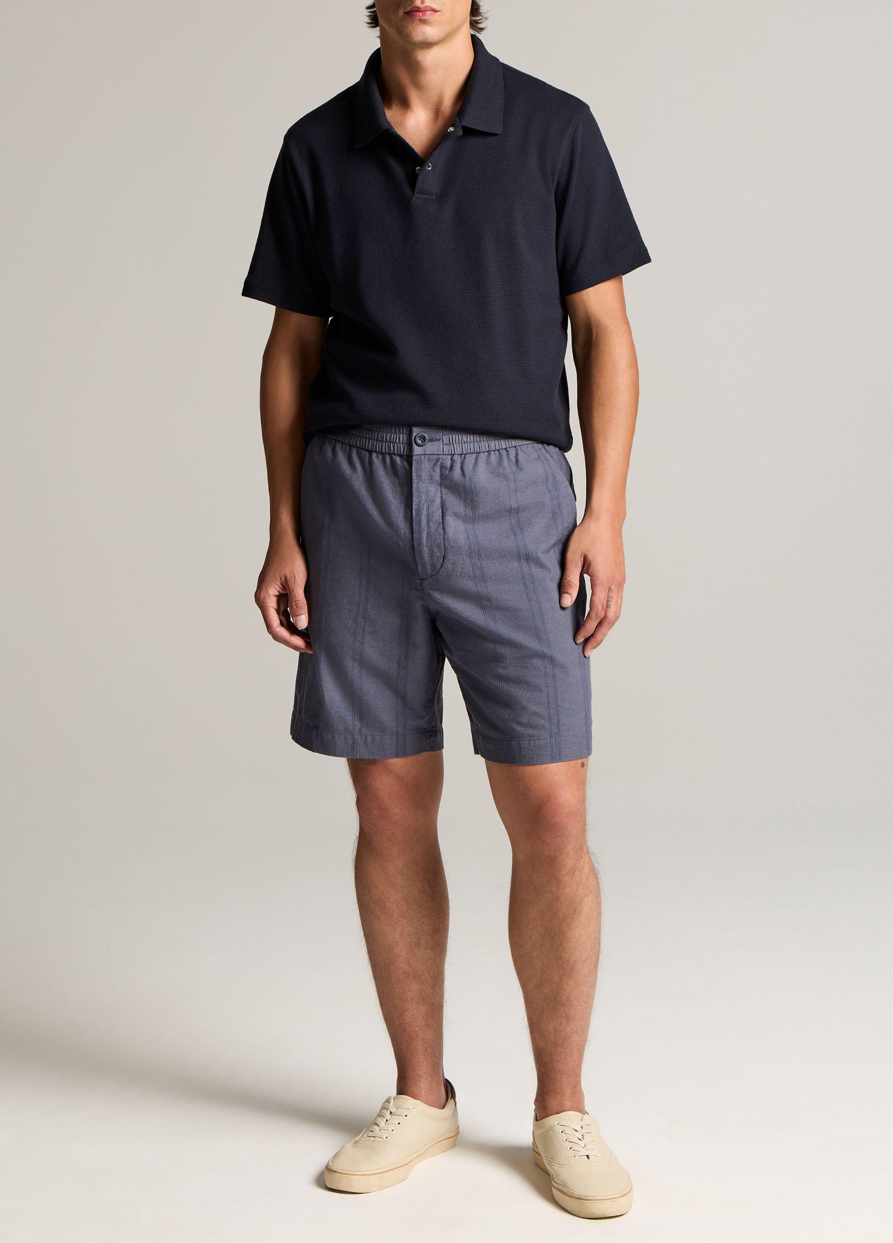 Cove Stripe Cotton-Hemp Short image number 0
