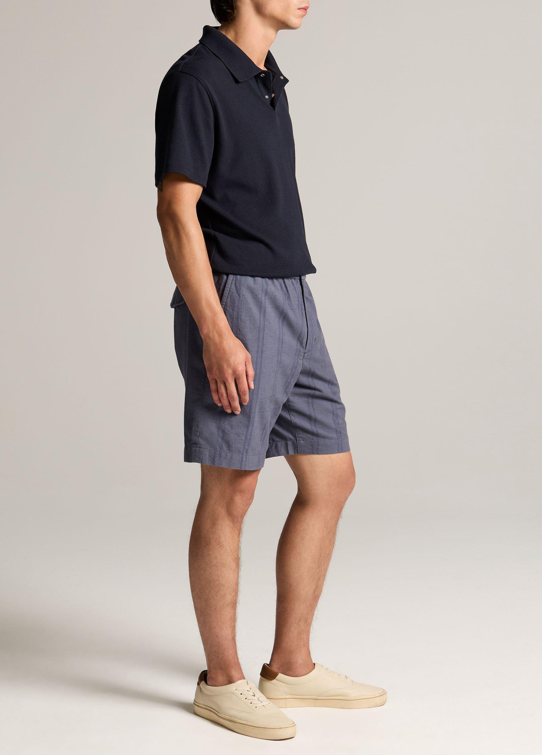 Cove Stripe Cotton-Hemp Short image number 1