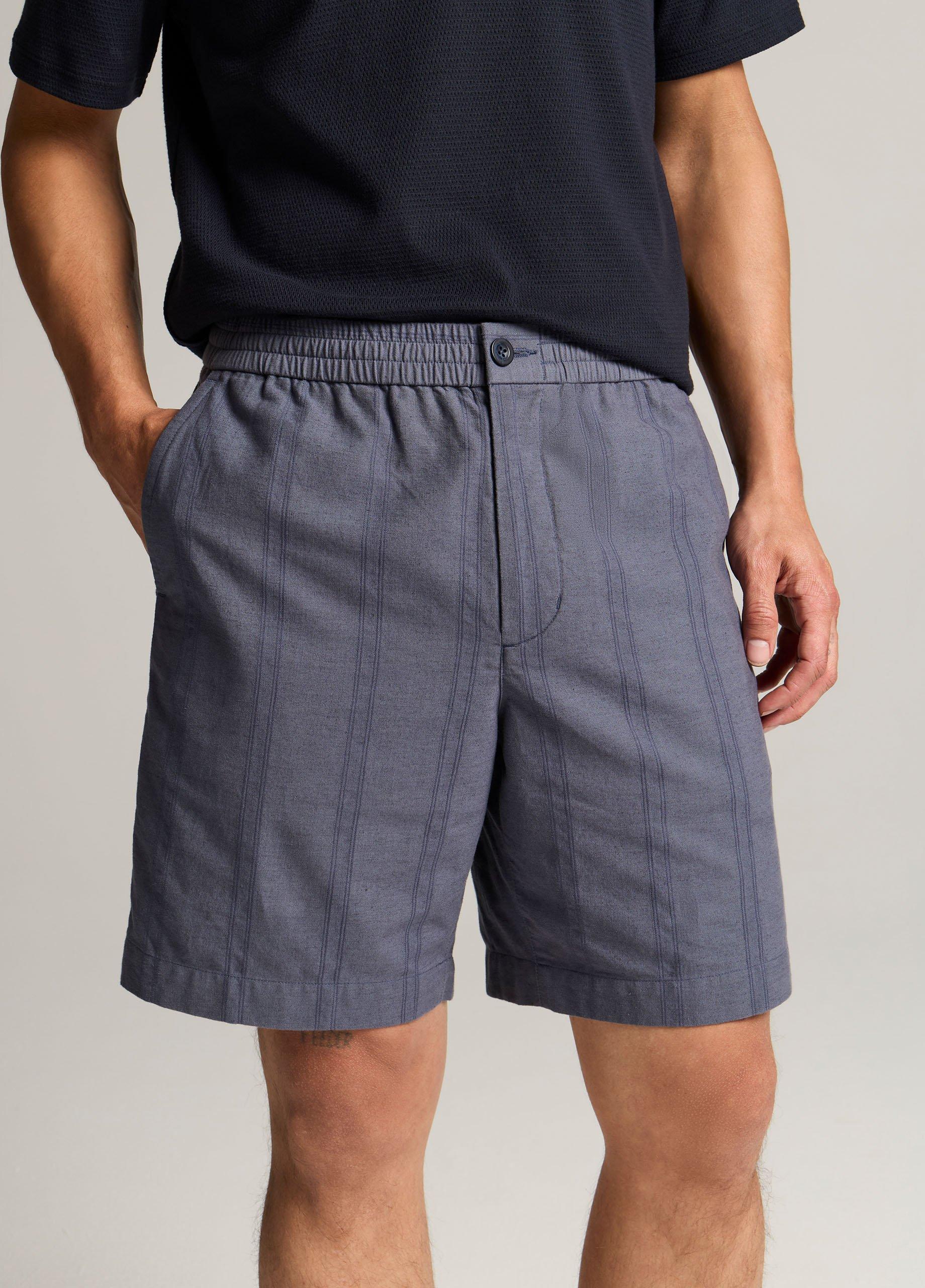 Cove Stripe Cotton-Hemp Short image number 3