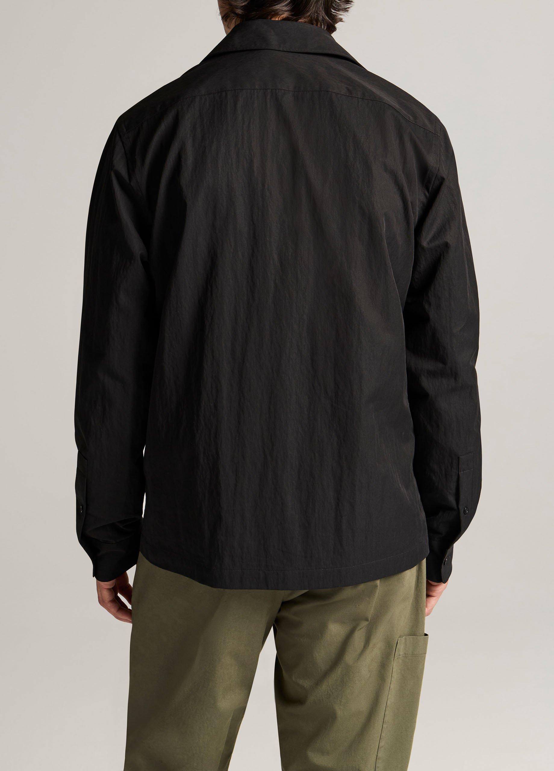Cotton-Nylon Zip Shirt image number 2