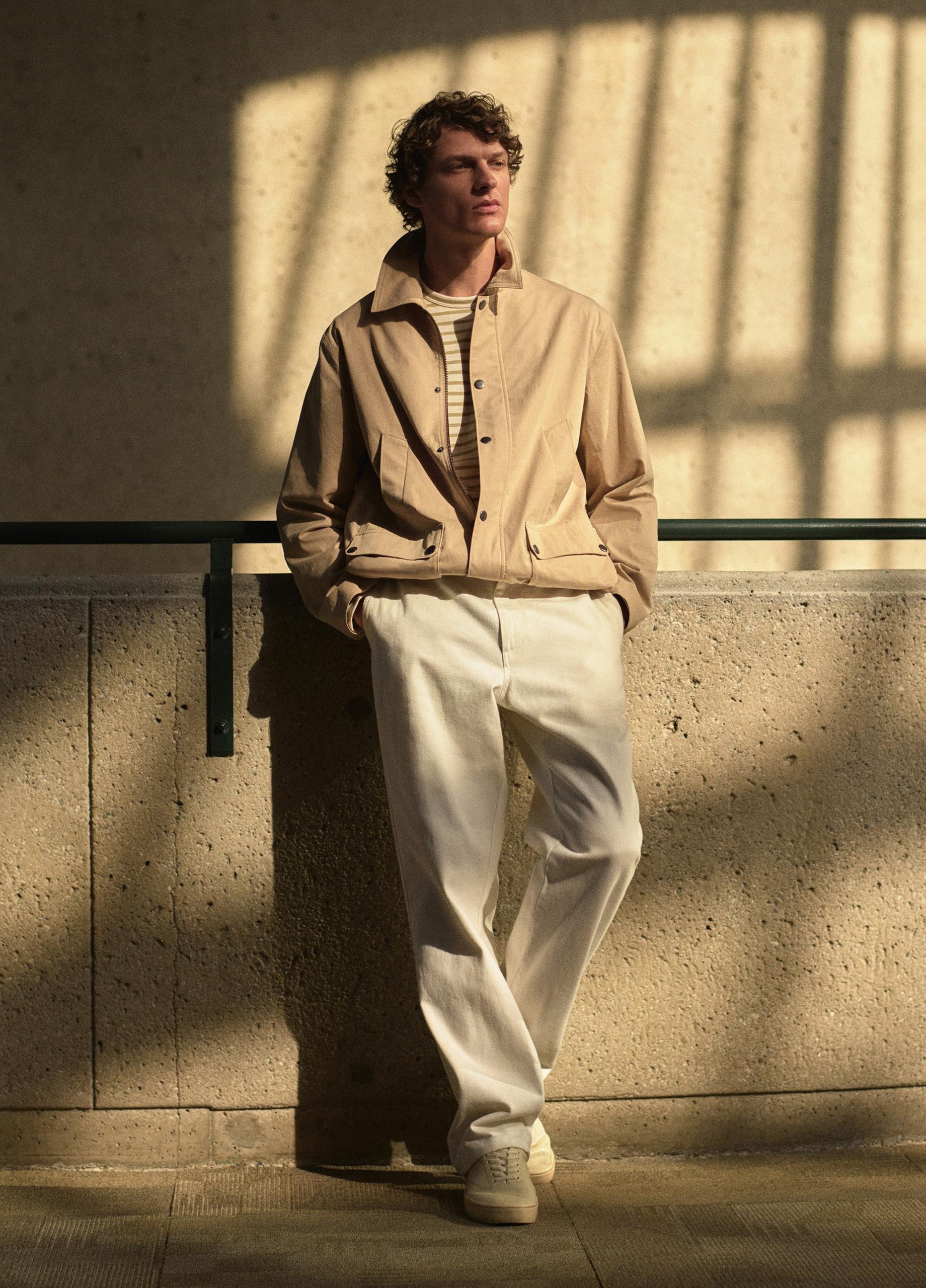 Louie Relaxed Cotton-Linen Chino Pant image number 4