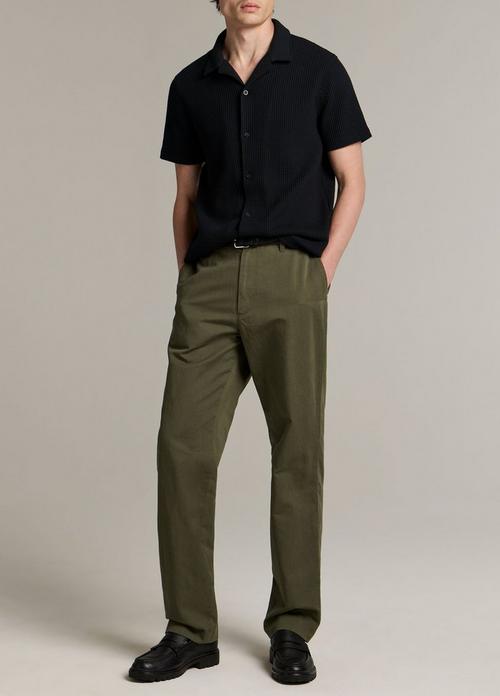Louie Relaxed Cotton-Linen Chino Pant
