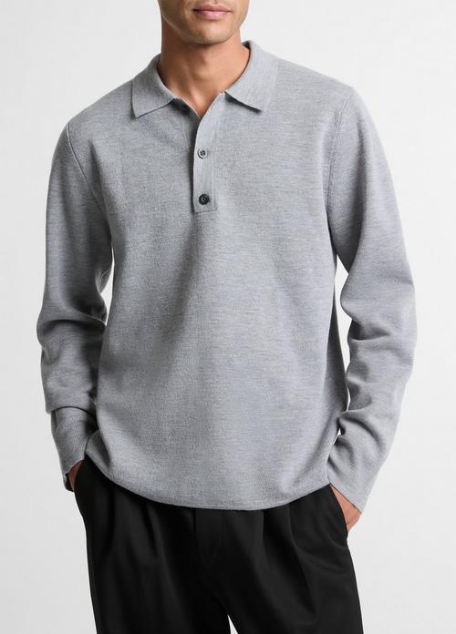 Italian Merino Wool Milano Polo Sweater