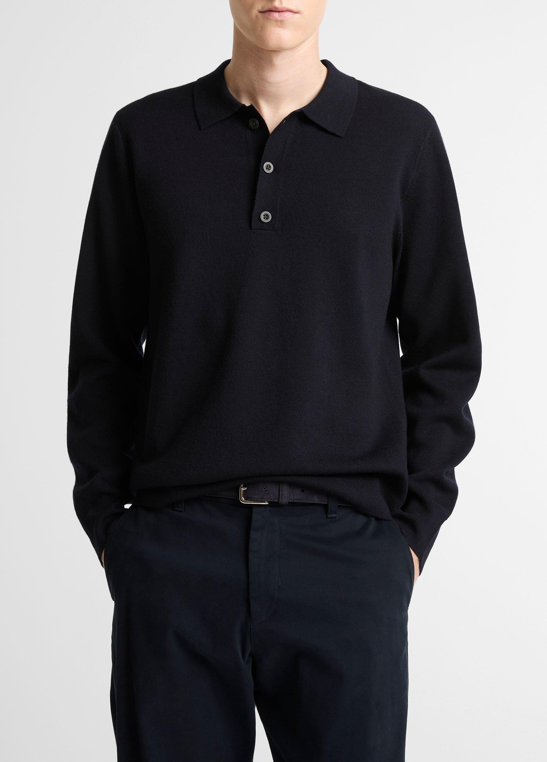 Italian Merino Wool Milano Polo Sweater image number 0