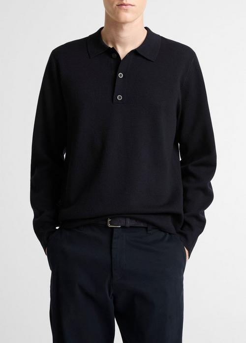 Italian Merino Wool Milano Polo Sweater