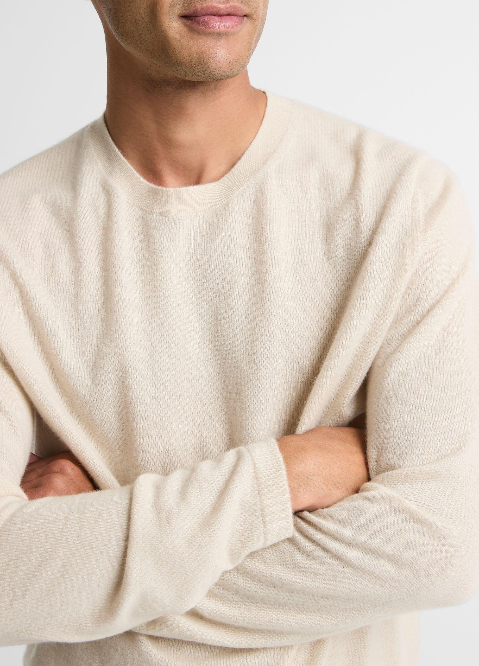 Cashmere-Silk Crew Neck Sweater image number 1