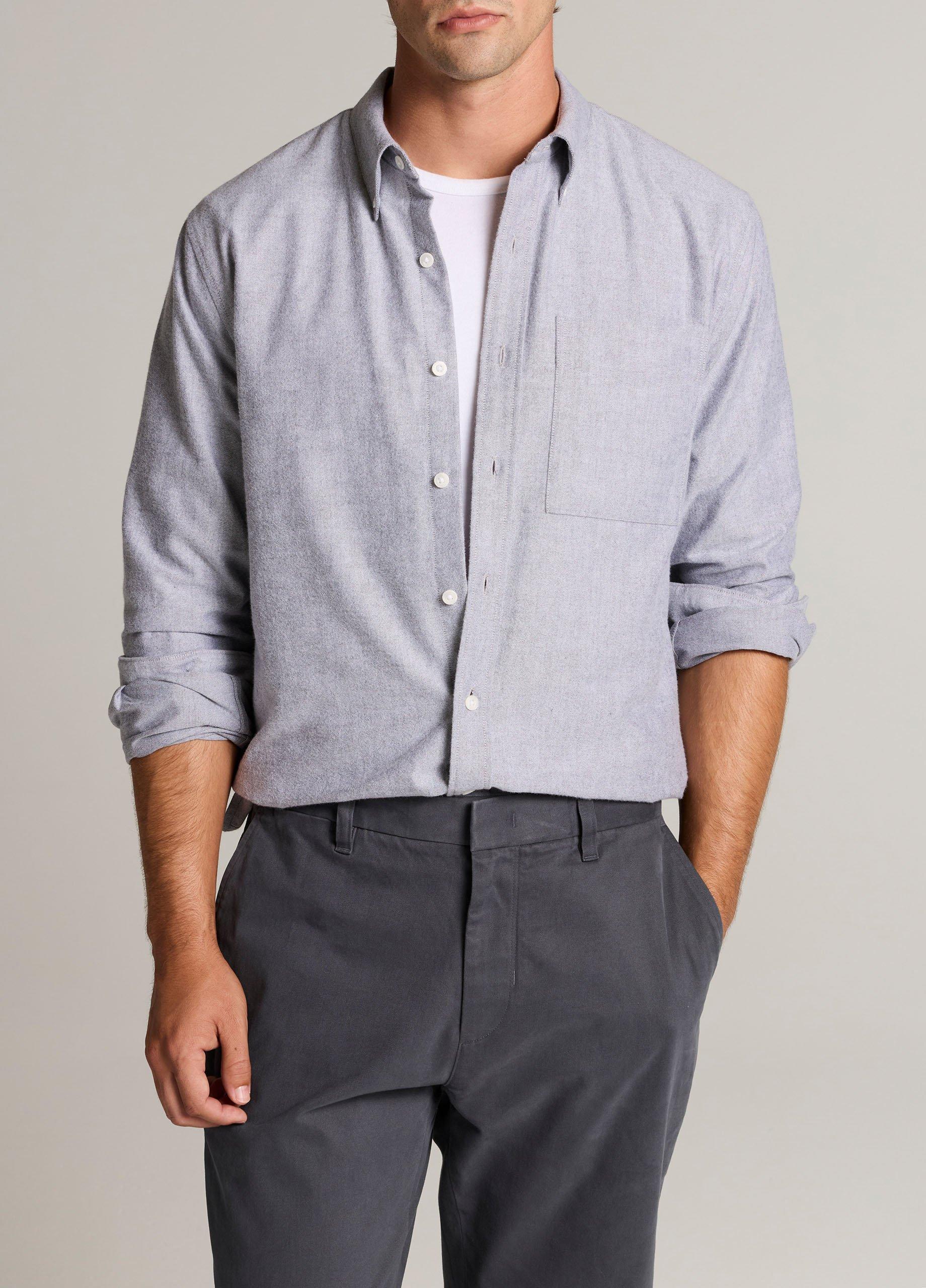 Cotton Oxford Button-Down Shirt image number 0