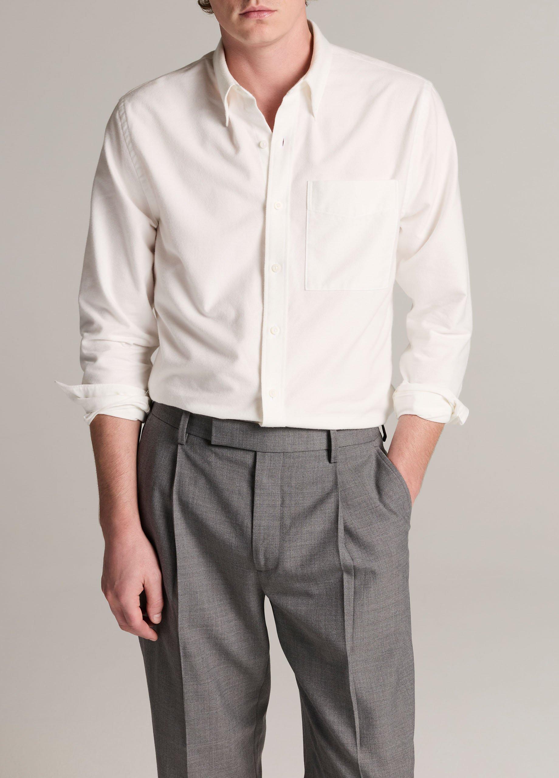 Cotton Oxford Button-Down Shirt image number 0