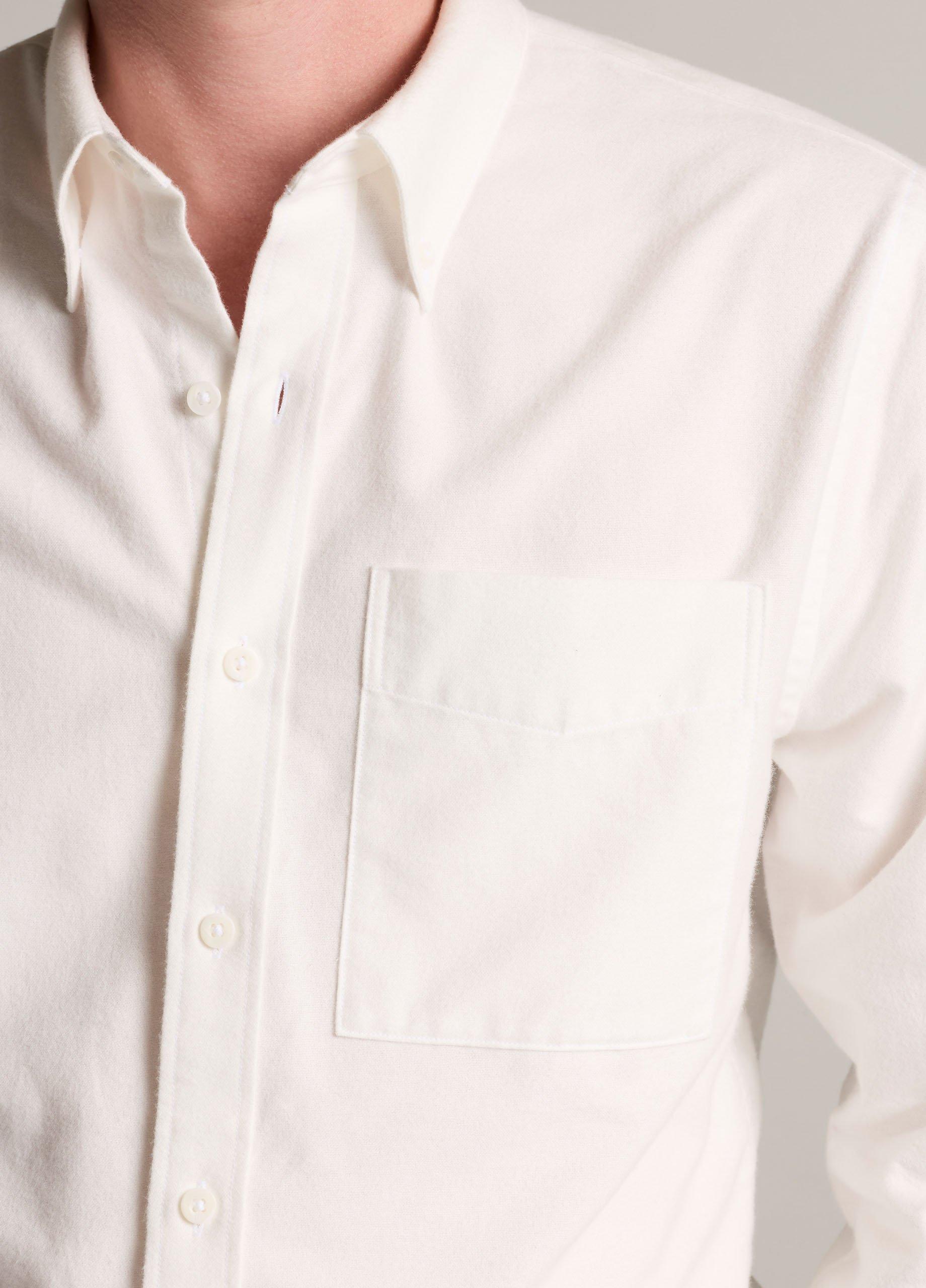 Cotton Oxford Button-Down Shirt image number 1
