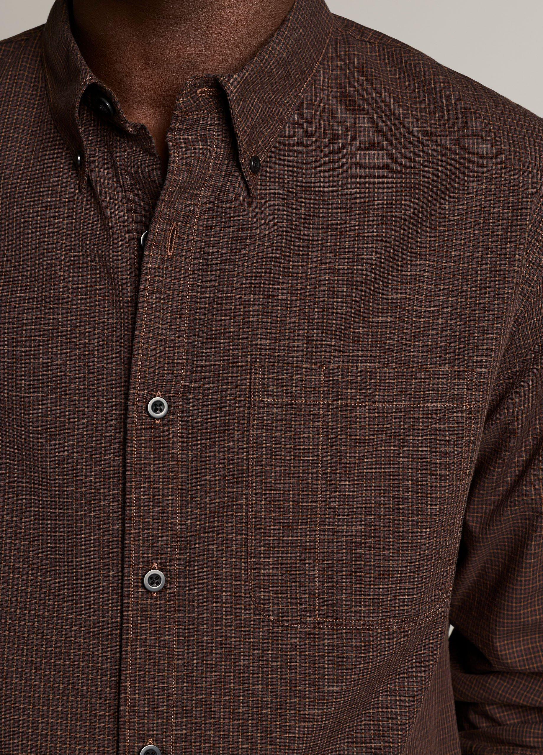 Carnes Plaid Cotton Button-Down Shirt image number 1