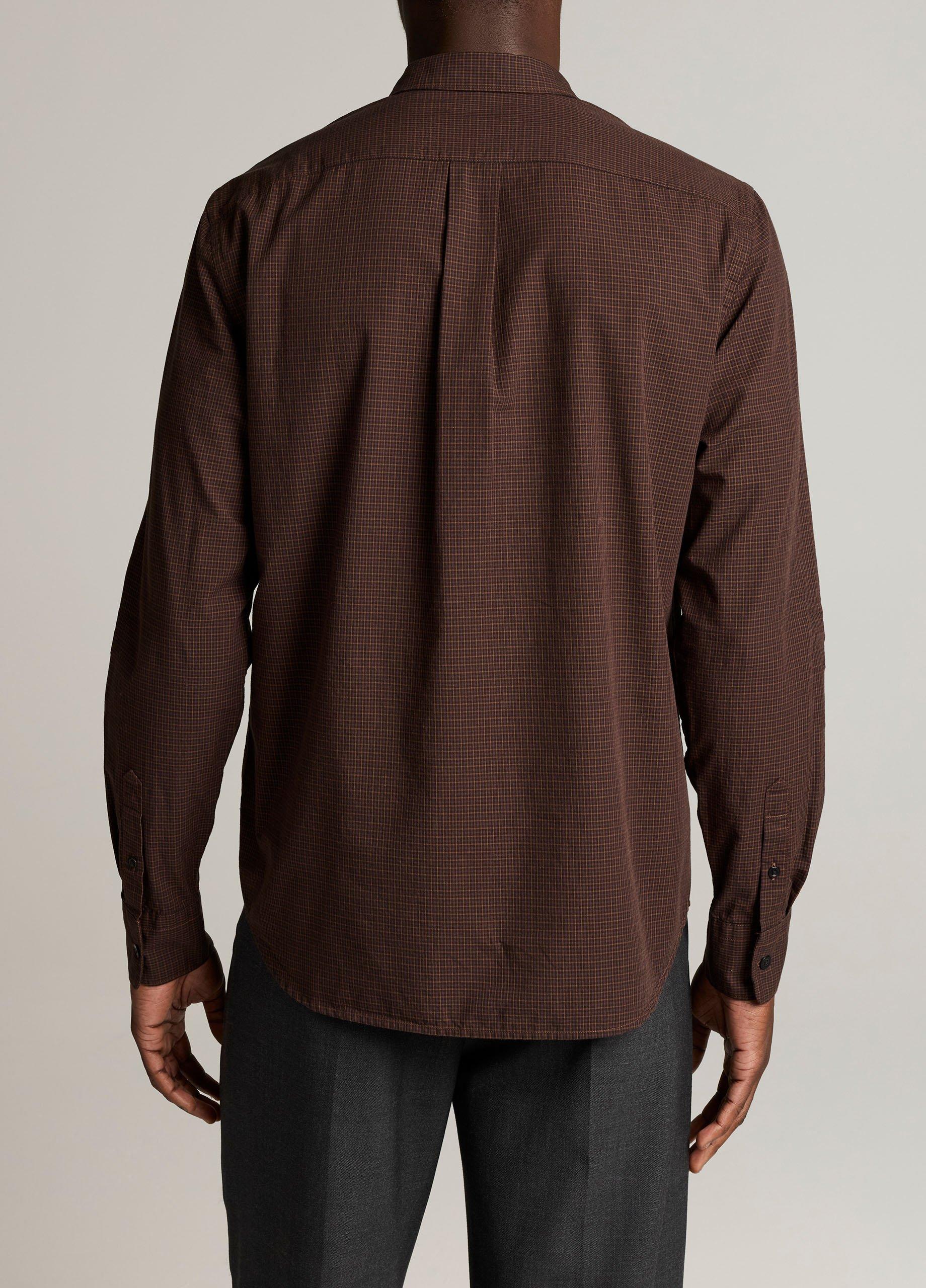 Carnes Plaid Cotton Button-Down Shirt image number 2