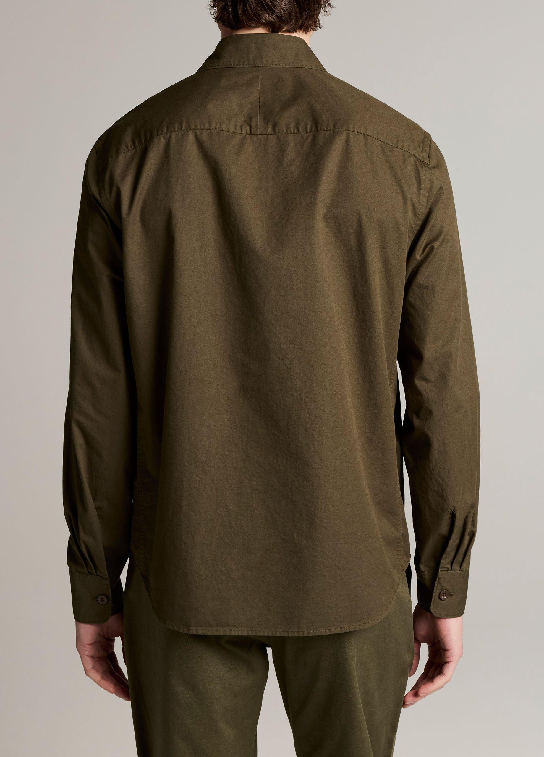 Cotton Split-Yoke Overshirt image number 2