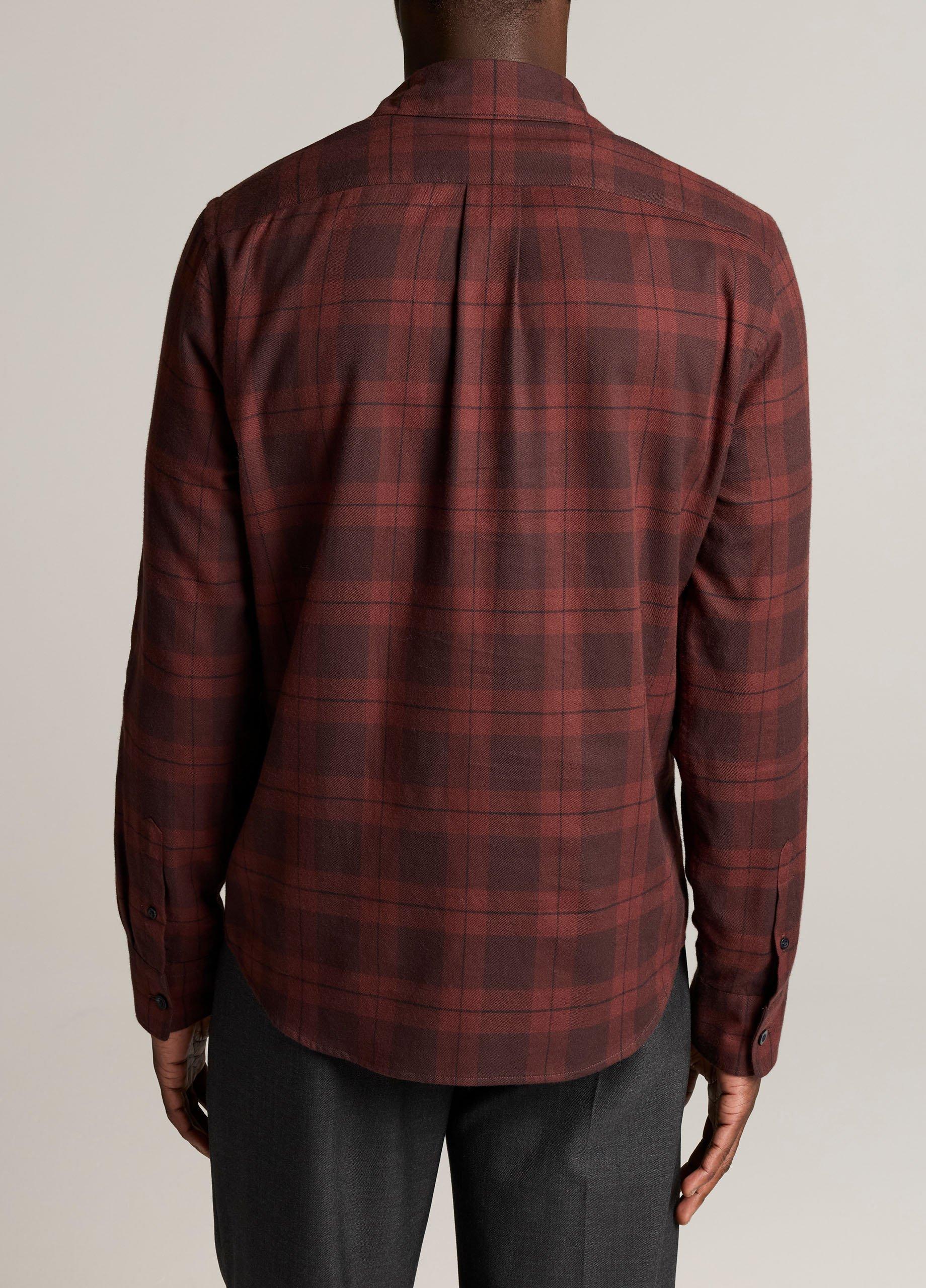 Hamilton Plaid Cotton Popover Shirt image number 2