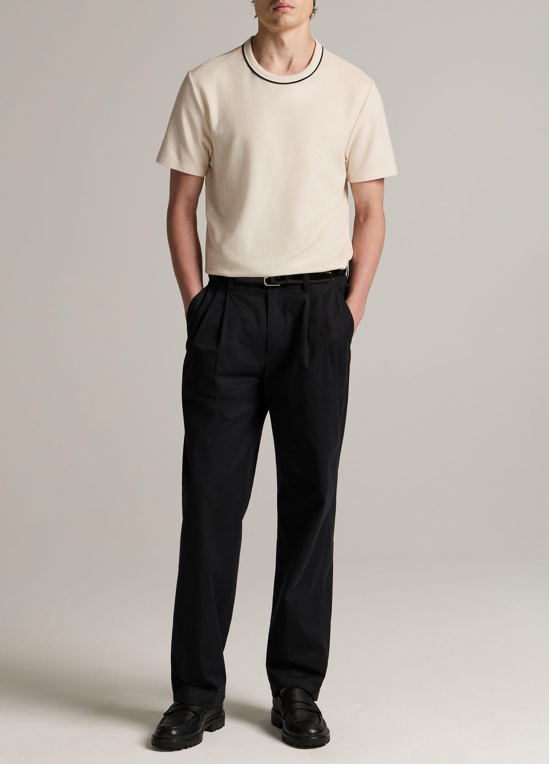 Tipped Pima Cotton Piqu&eacute; T-Shirt image number 3
