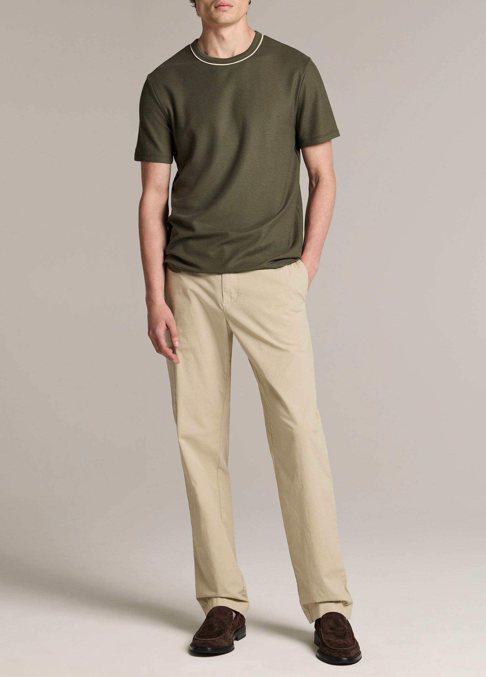 Tipped Pima Cotton Piqu&eacute; T-Shirt image number 3