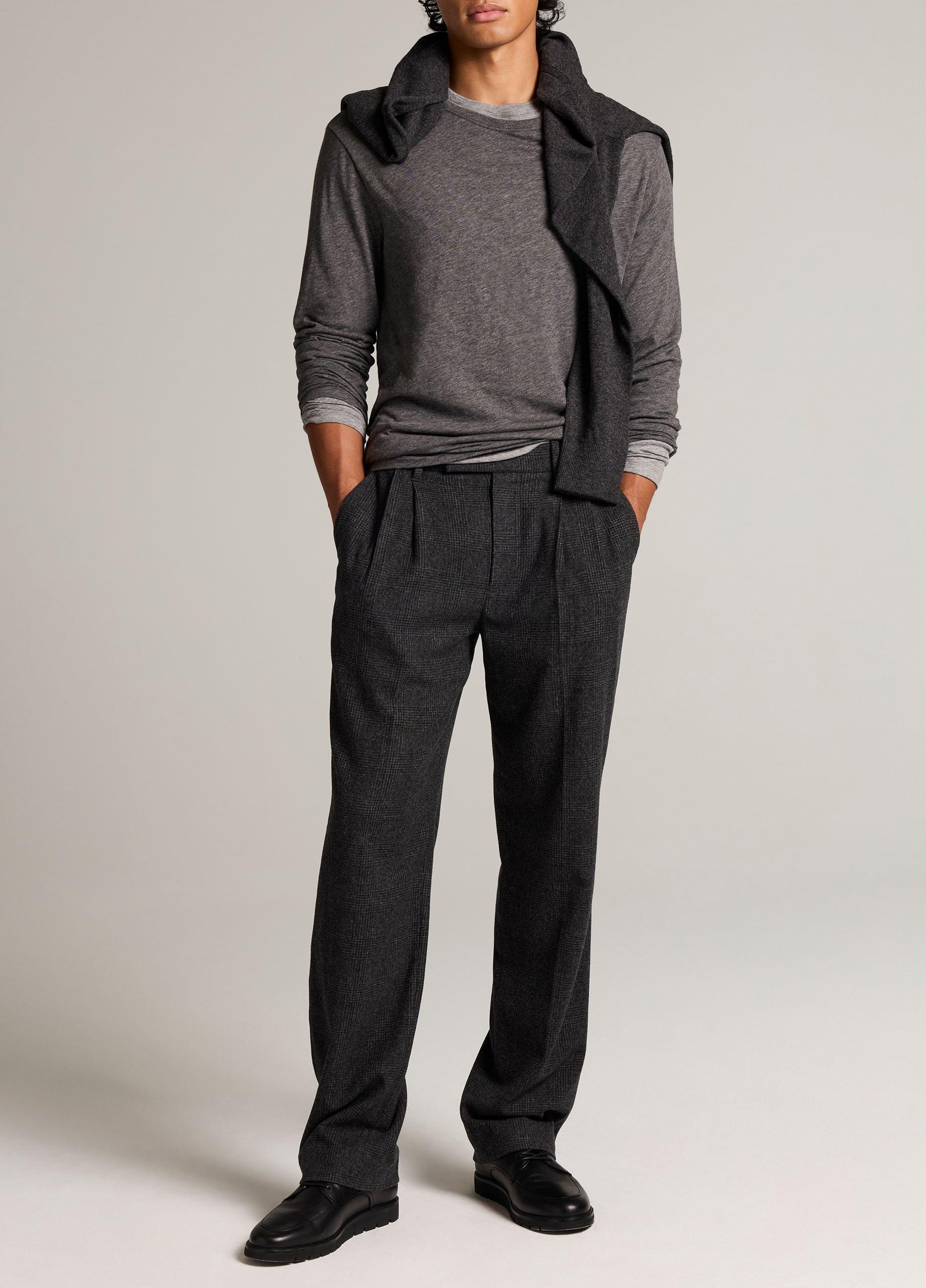 Slub Pima Cotton Double-Layer T-Shirt image number 3