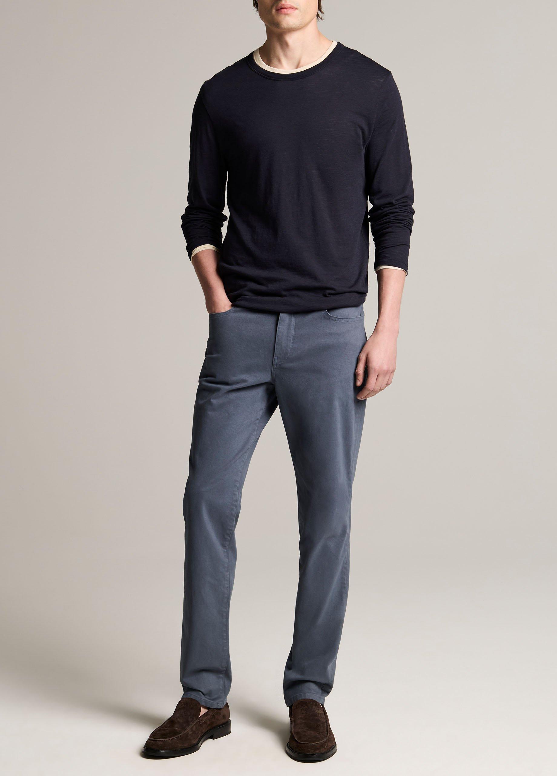 Slub Pima Cotton Double-Layer T-Shirt image number 3