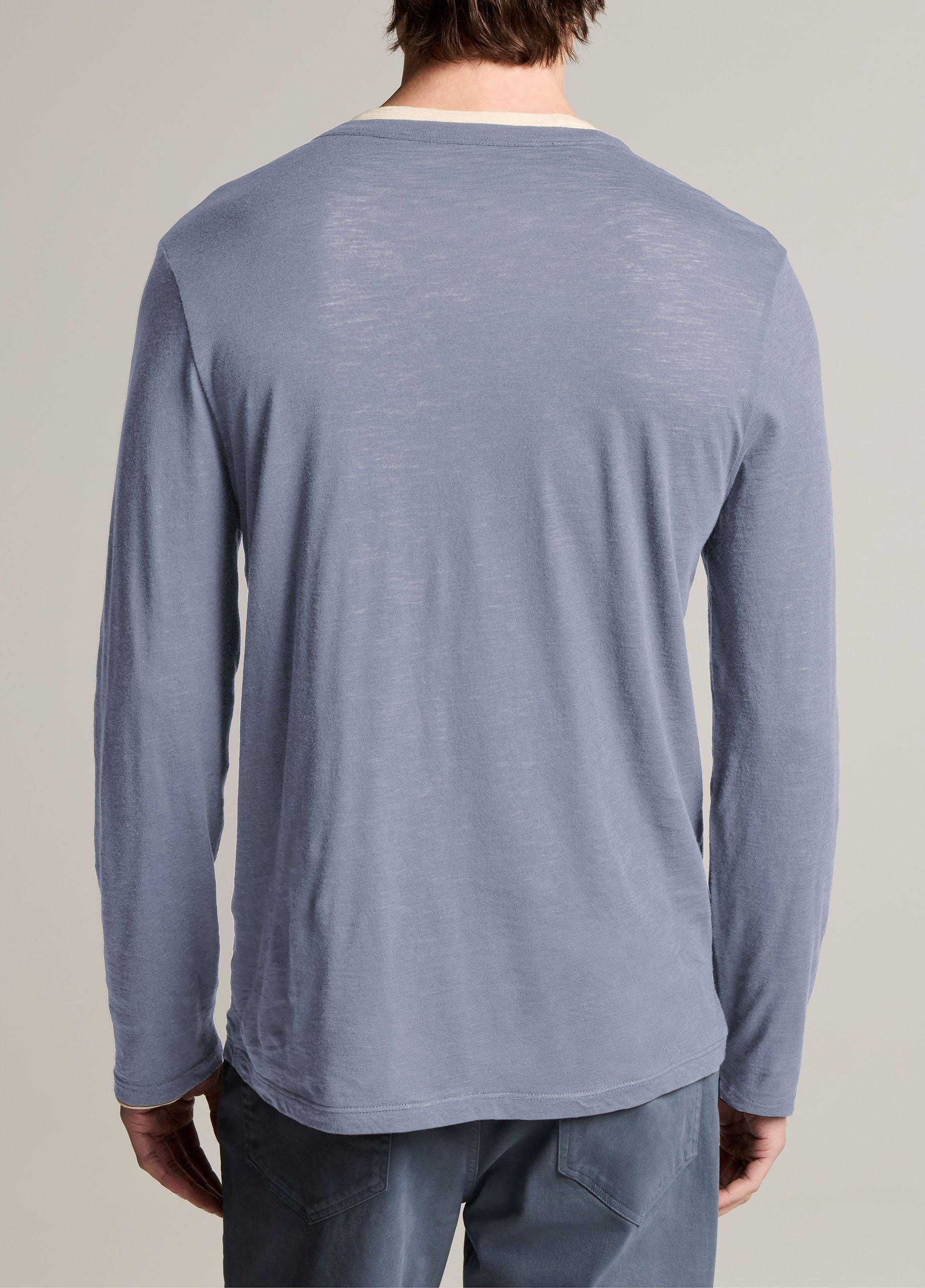 Slub Pima Cotton Double-Layer T-Shirt image number 2