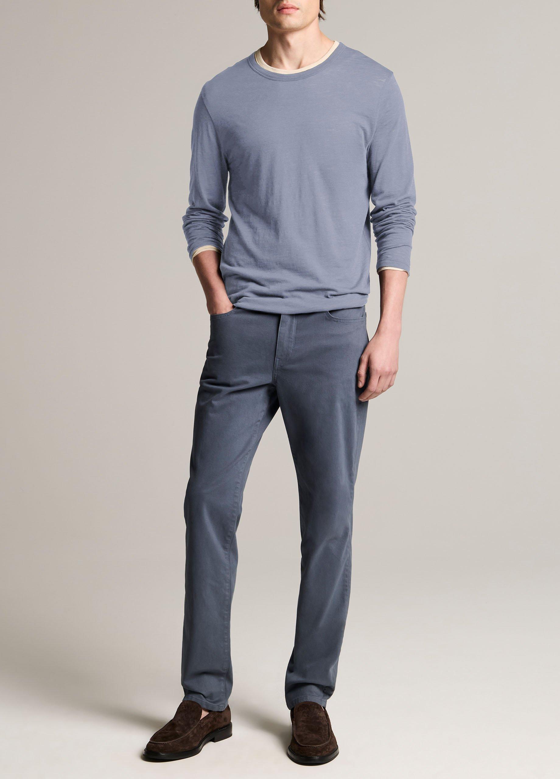 Slub Pima Cotton Double-Layer T-Shirt image number 3
