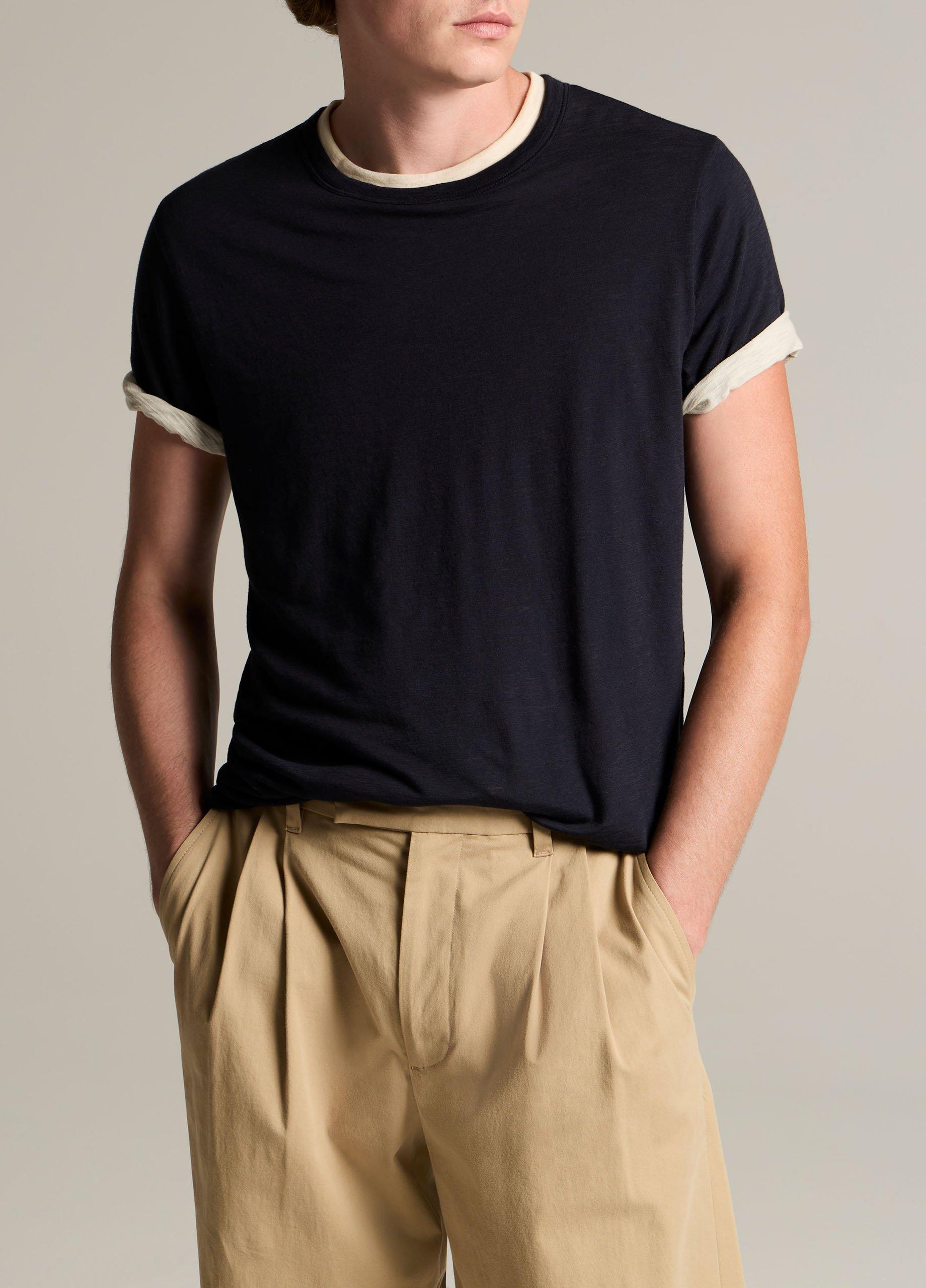 Double-Layer Pima Cotton T-Shirt image number 0