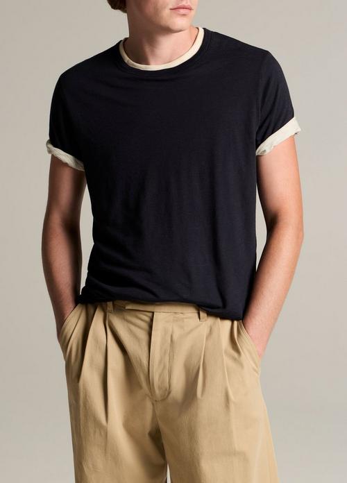 Double-Layer Pima Cotton T-Shirt