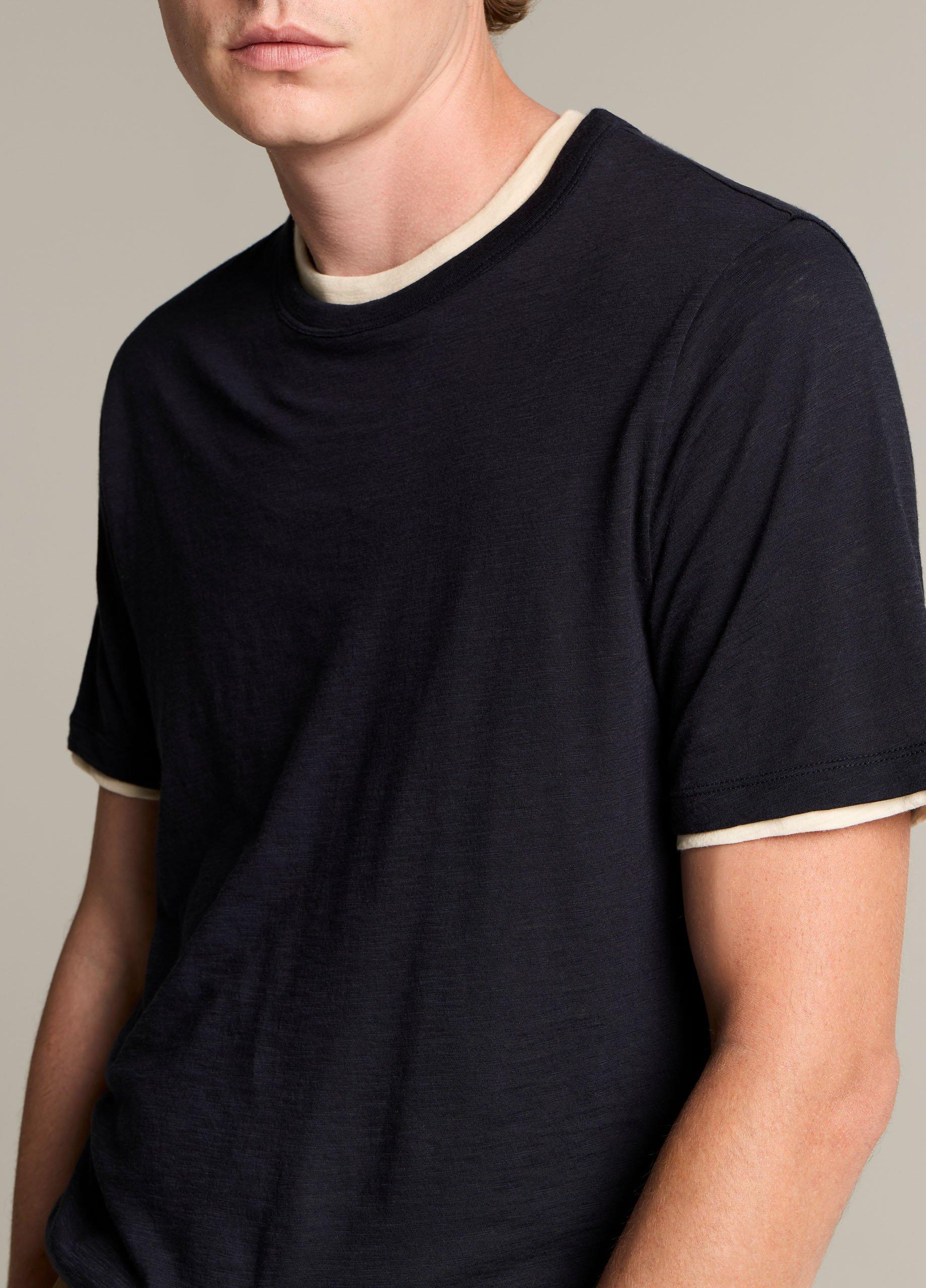 Double-Layer Pima Cotton T-Shirt image number 1