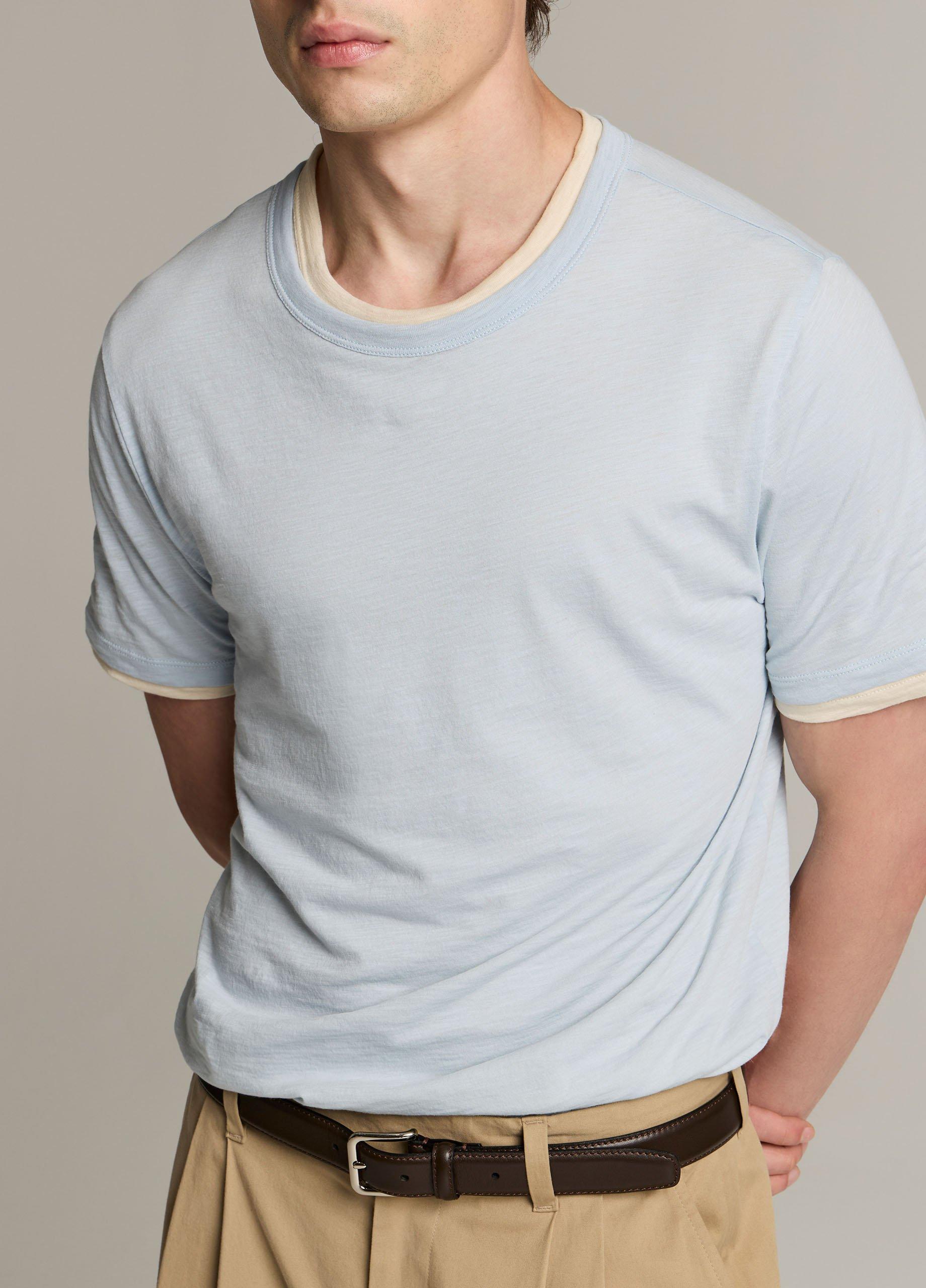 Double-Layer Pima Cotton T-Shirt image number 1
