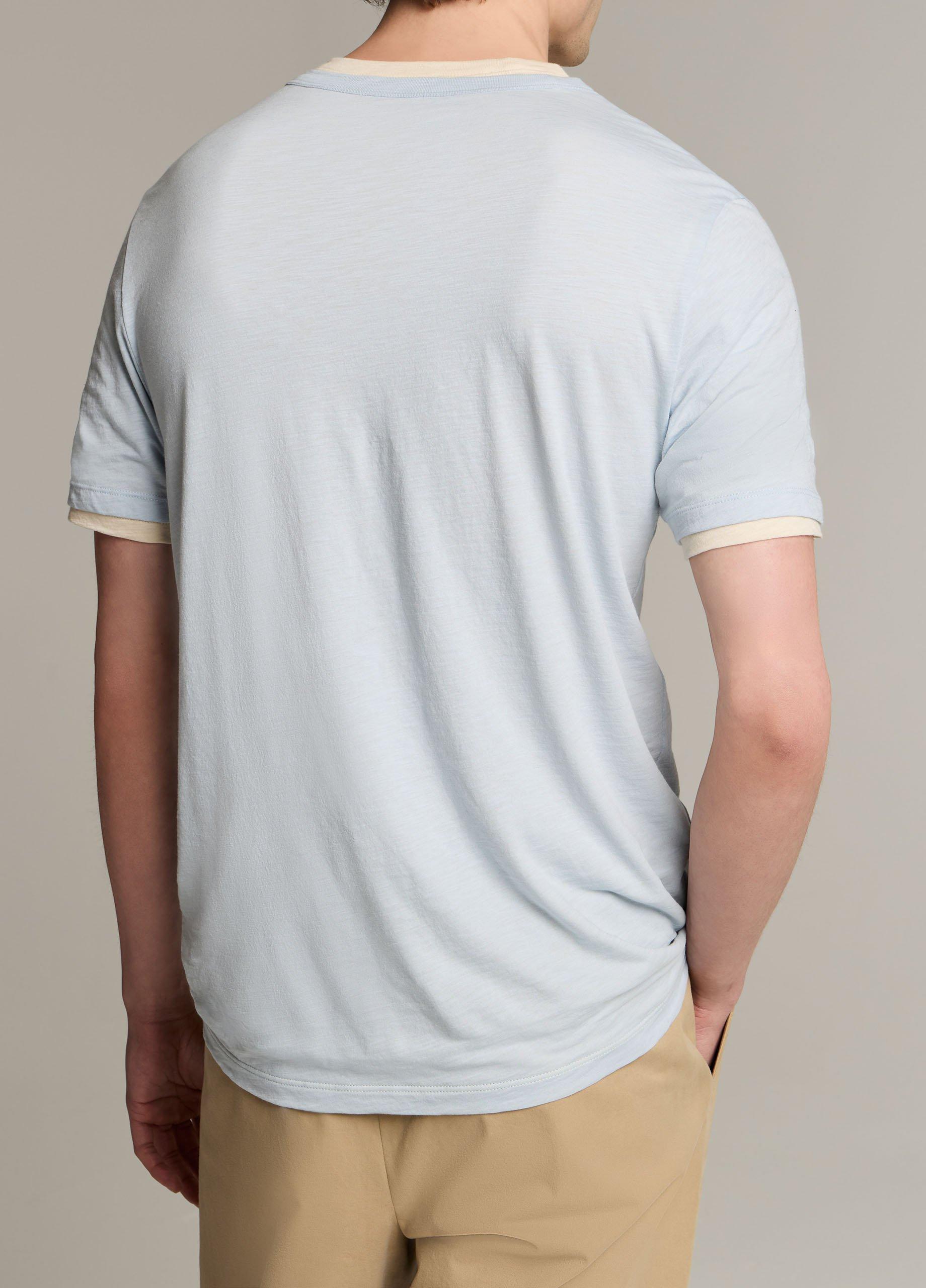 Double-Layer Pima Cotton T-Shirt image number 2