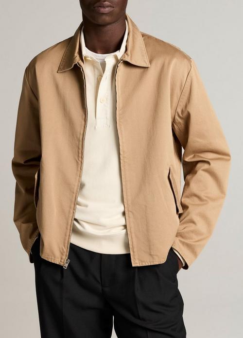 Brushed Cotton Twill Field Jacket
