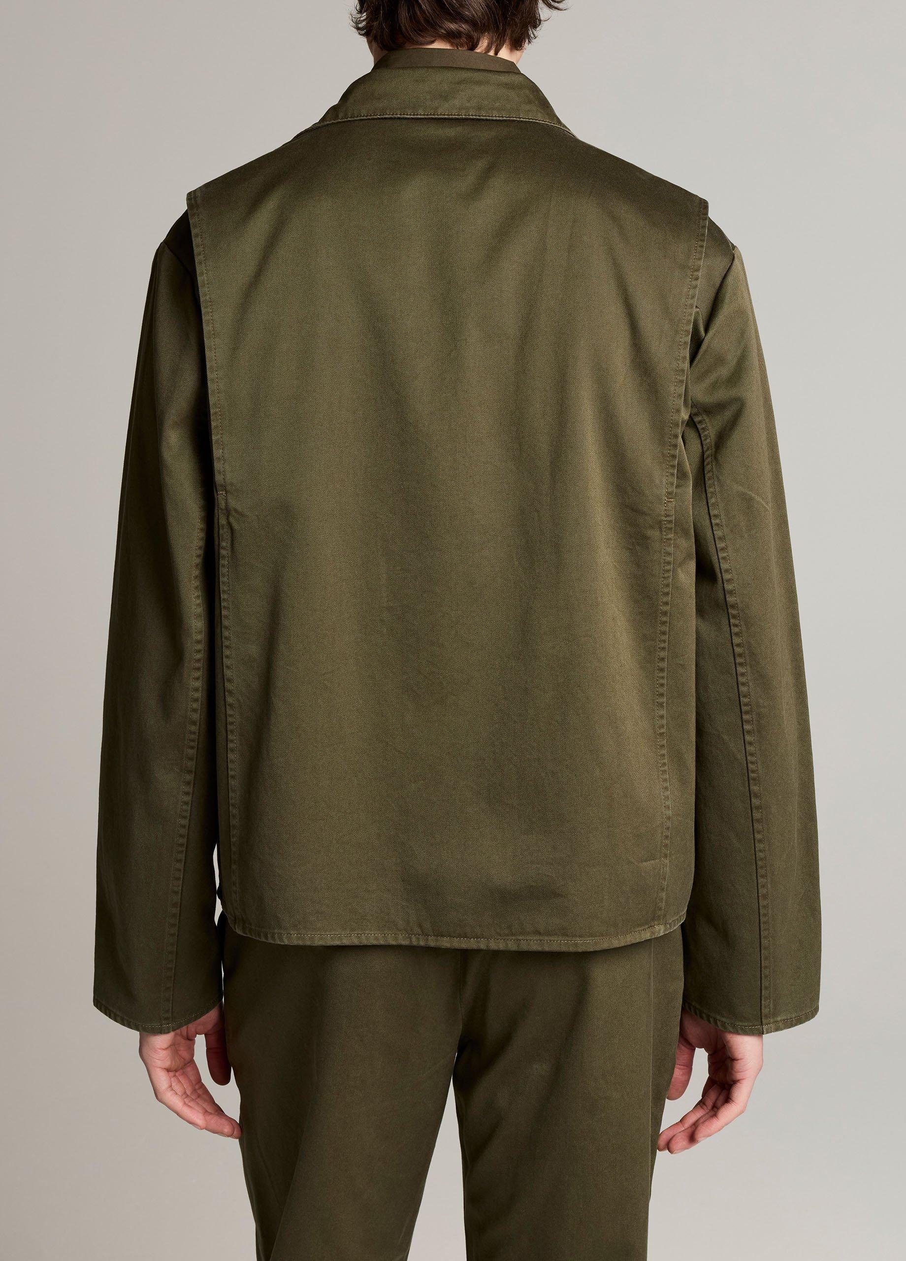Brushed Cotton Twill Field Jacket image number 2