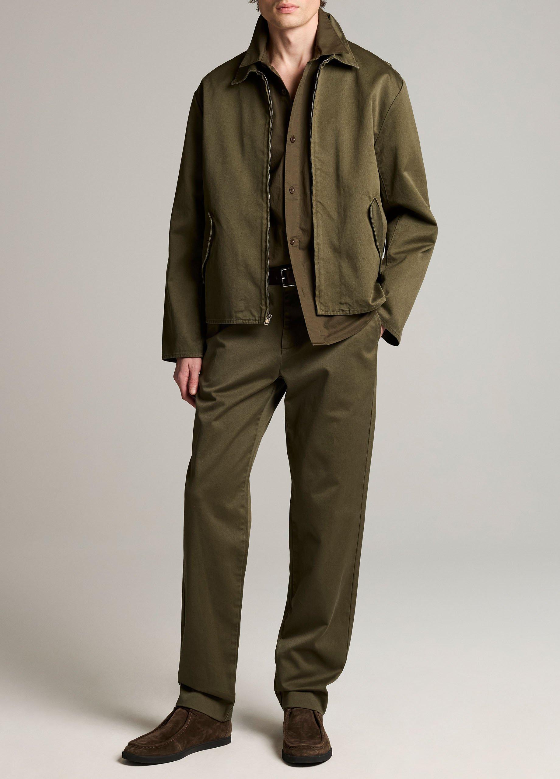 Brushed Cotton Twill Field Jacket image number 3
