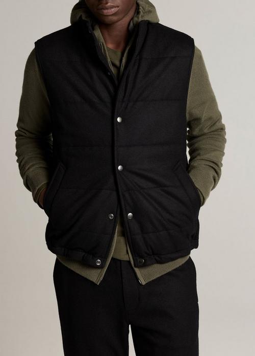 Insulated Knit Wool-Blend Vest