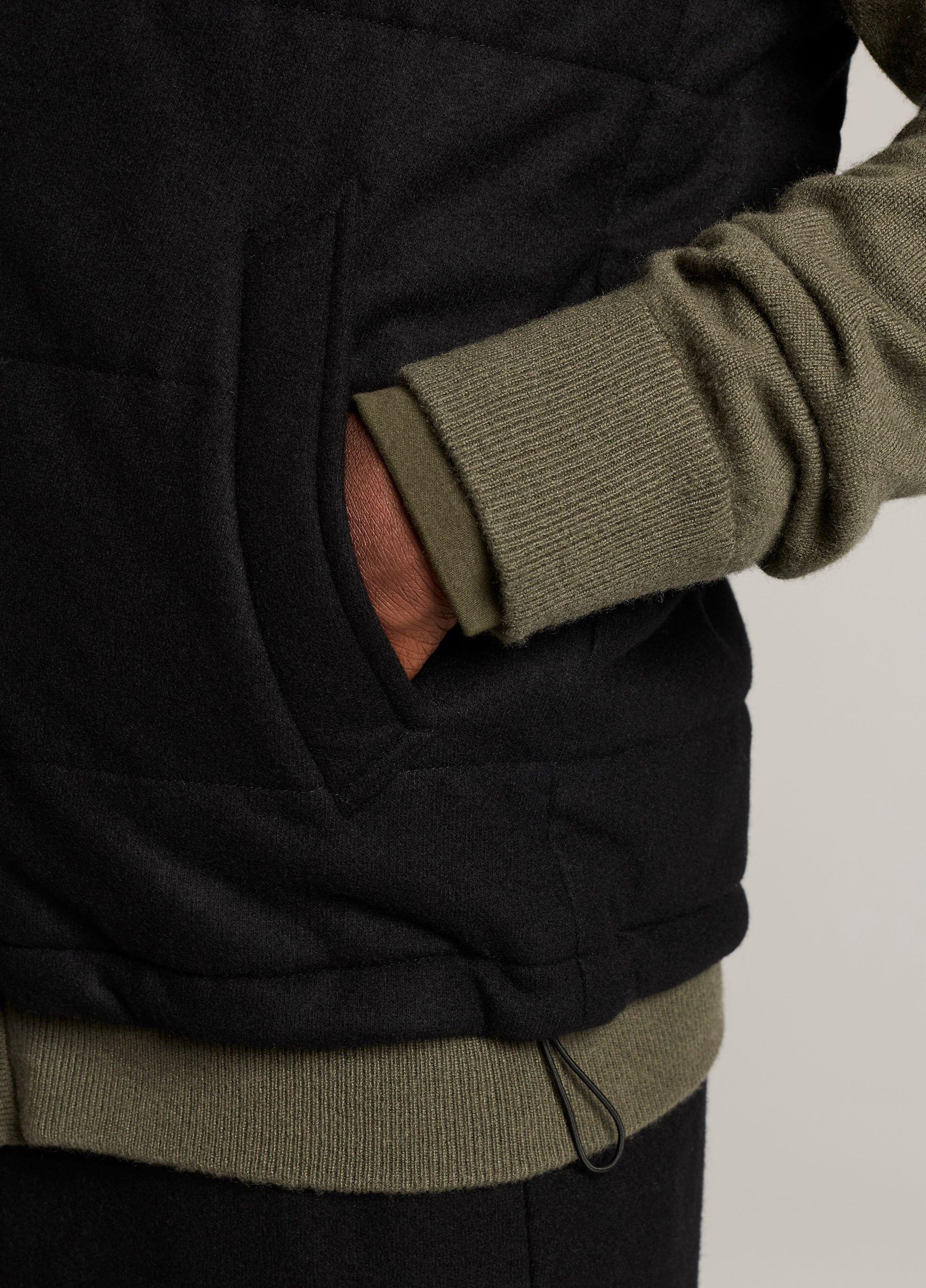 Insulated Knit Wool-Blend Vest image number 1