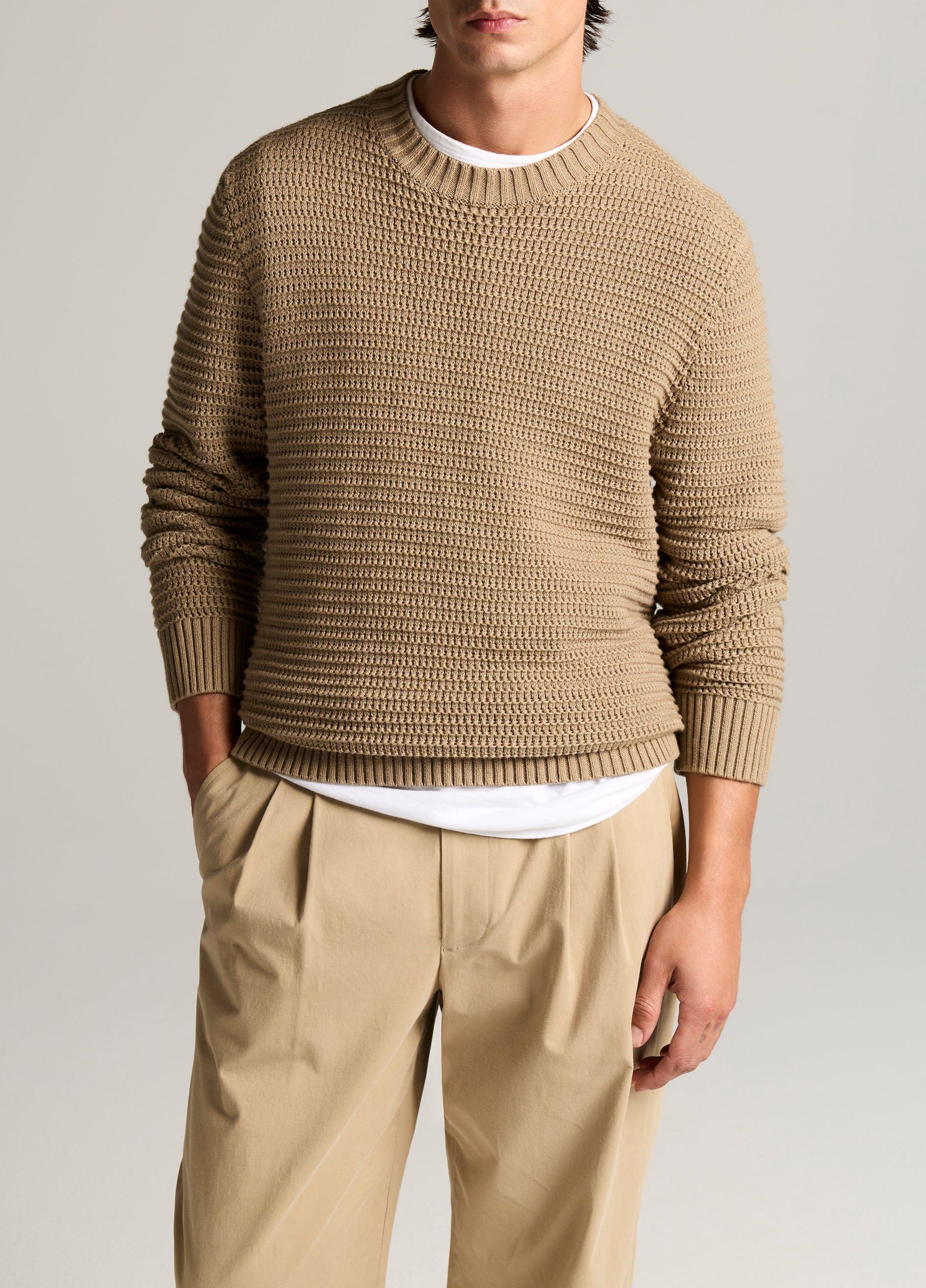 Crafted Texture Cotton-Cashmere Sweater image number 0
