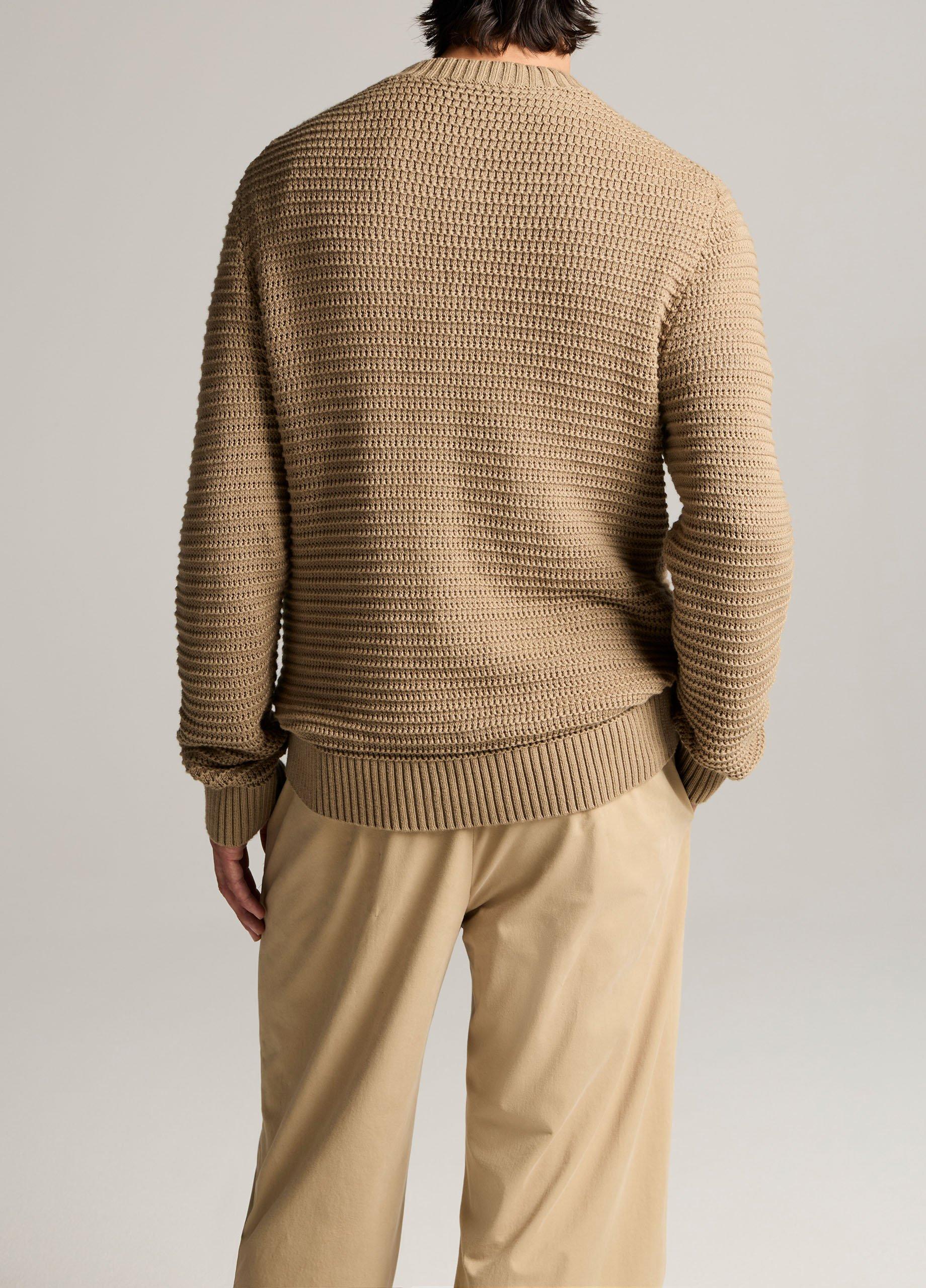 Crafted Texture Cotton-Cashmere Sweater image number 2