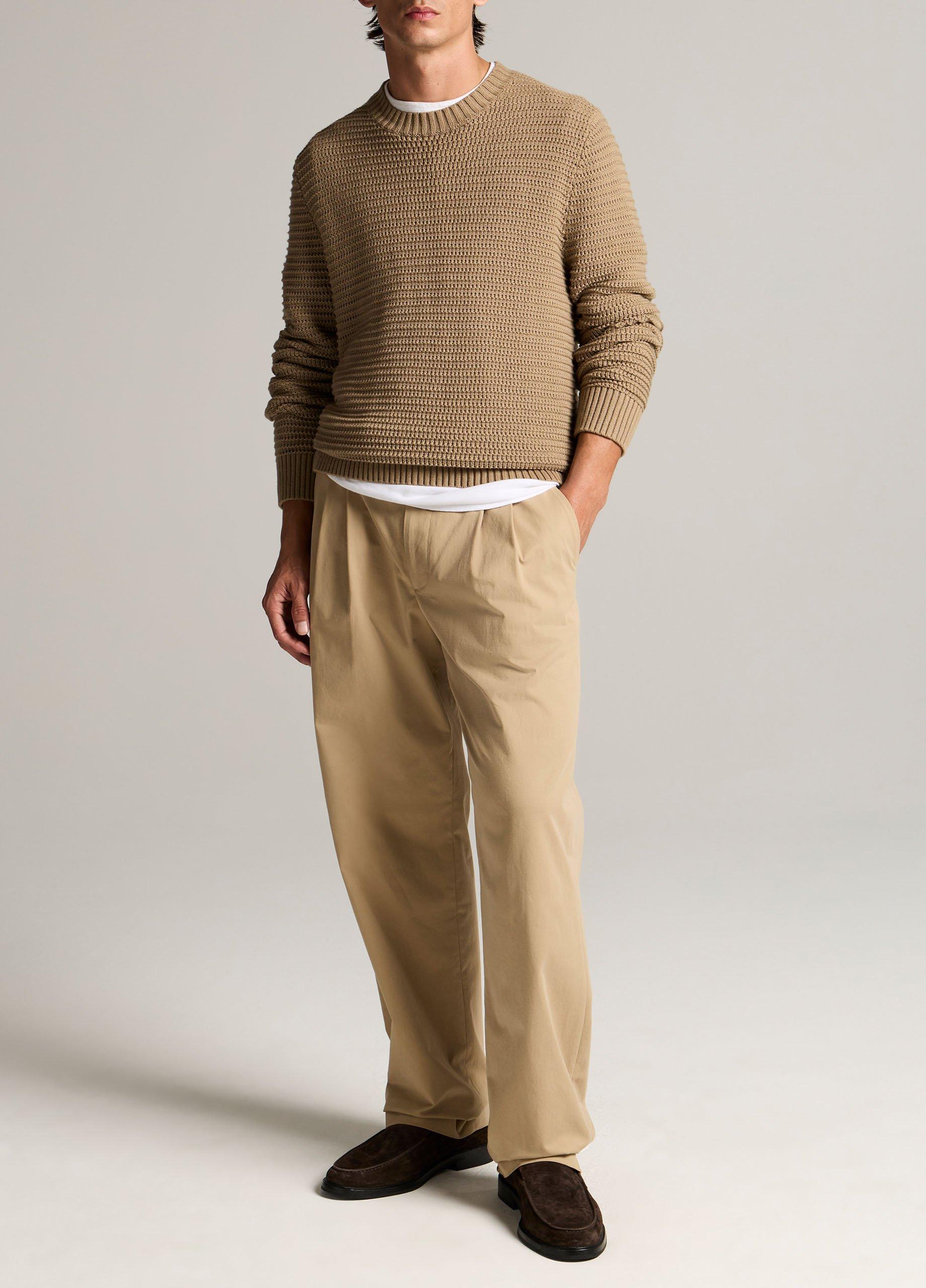 Crafted Texture Cotton-Cashmere Sweater image number 3