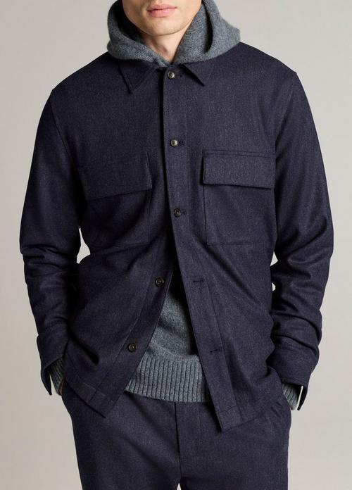Italian Twill Tailored Shirt Jacket